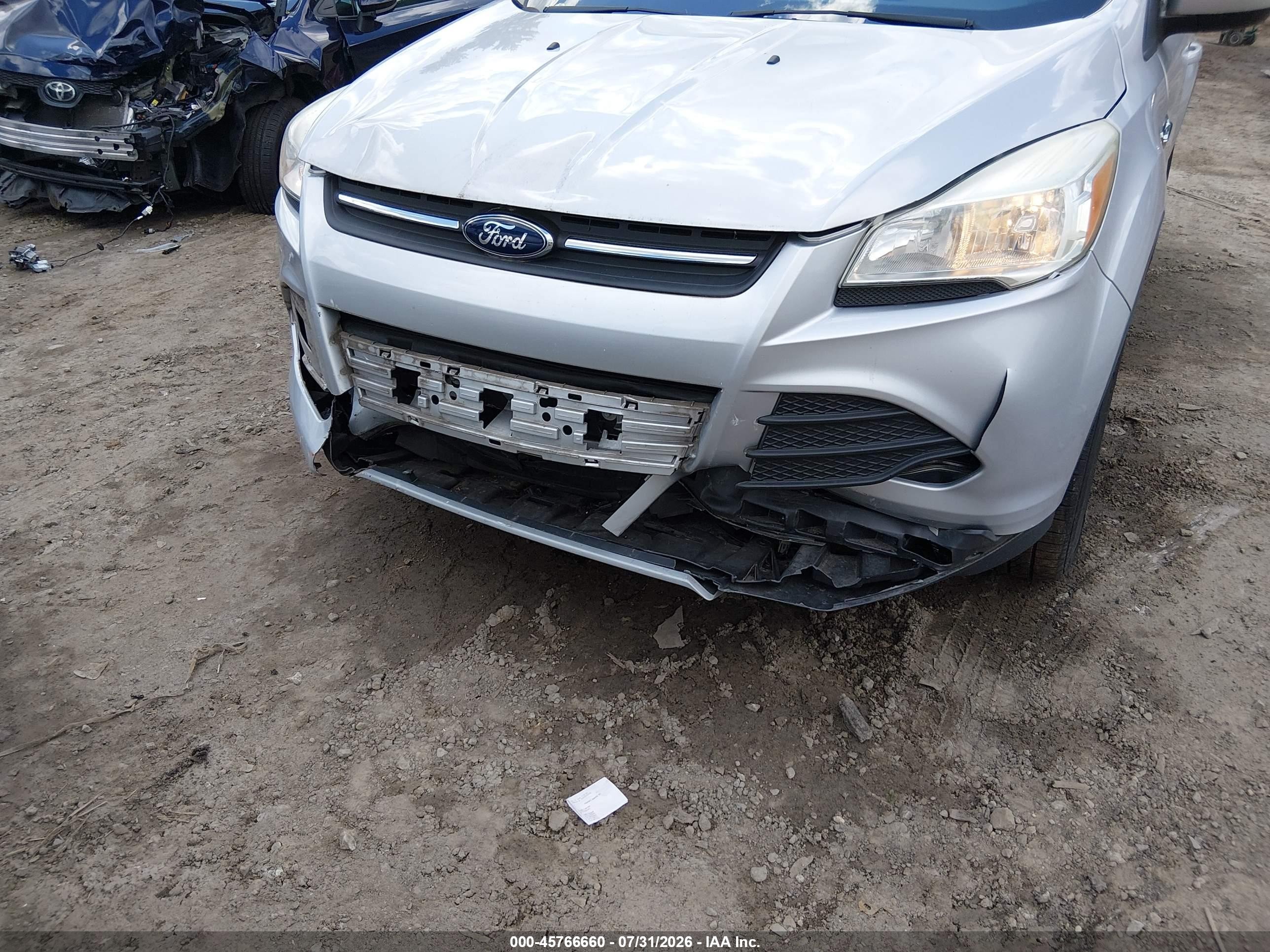 2015 Ford Escape Se Silver vin: 1FMCU9G93FUC18411