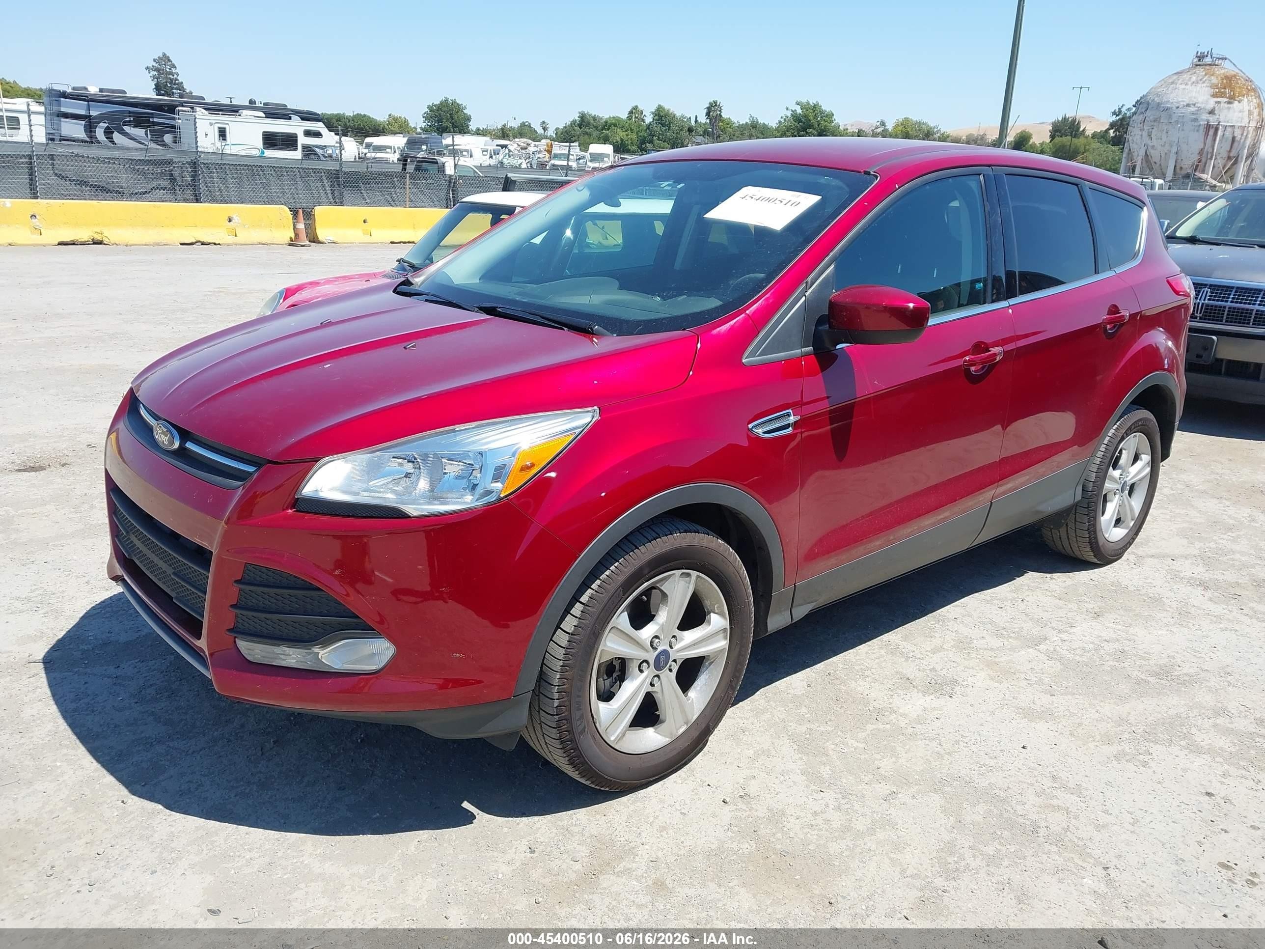 2015 Ford Escape Se Red vin: 1FMCU9G93FUC90547