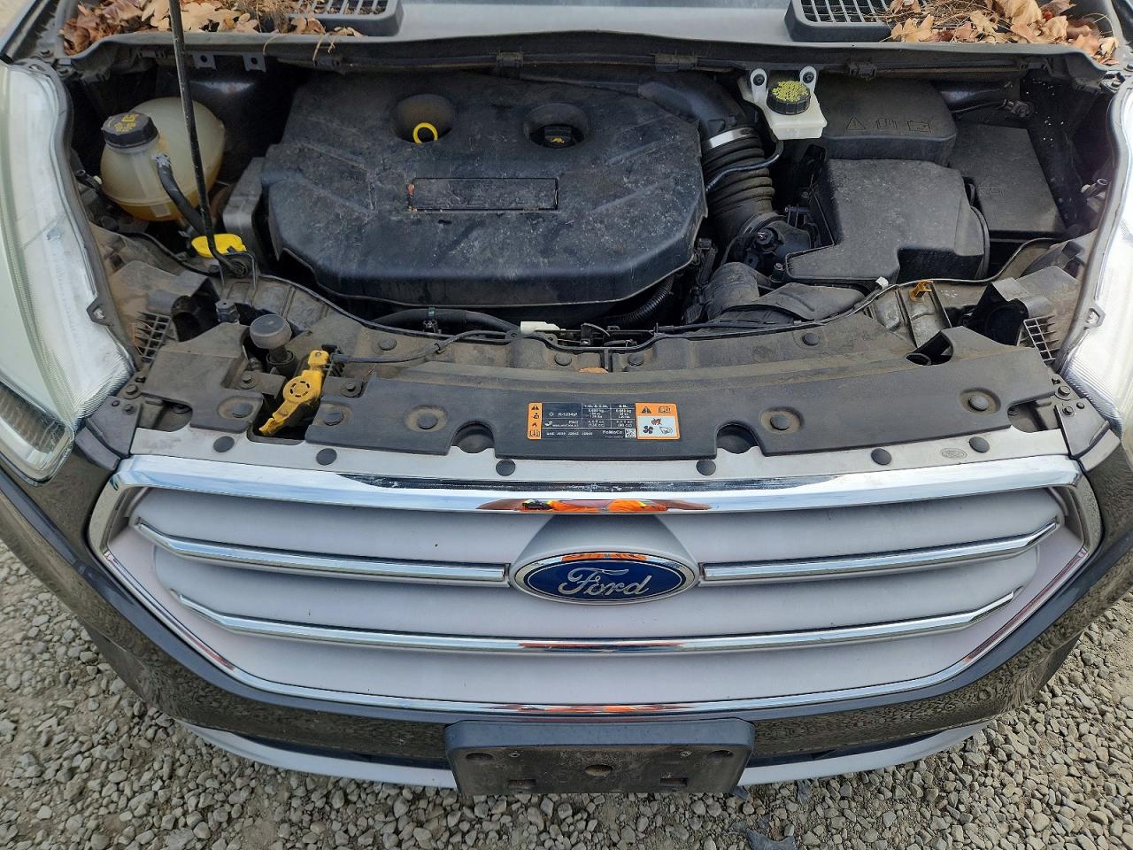 2017 Ford Escape Se Серый vin: 1FMCU9G93HUC88185