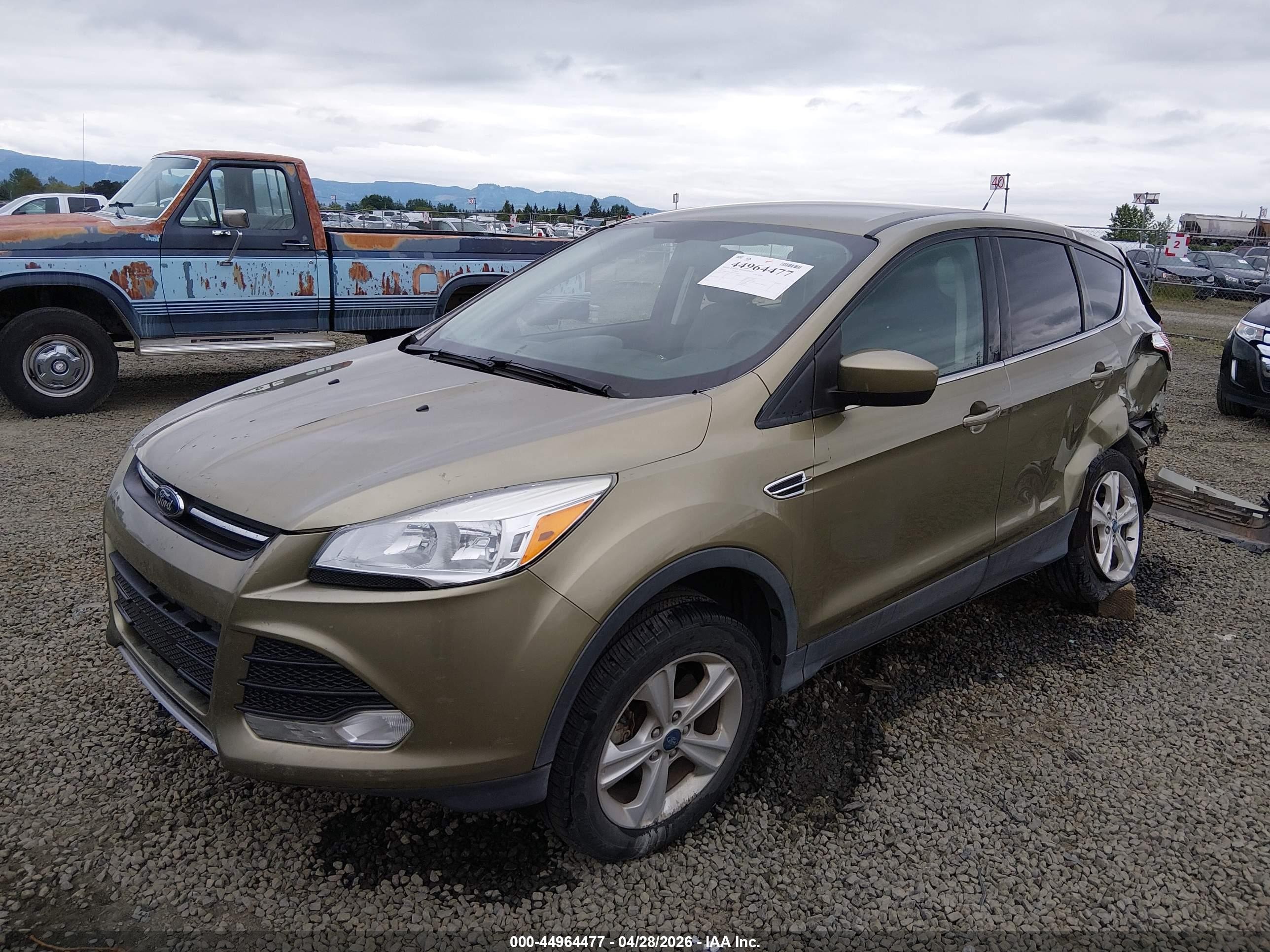 2013 Ford Escape Se Зеленый vin: 1FMCU9G94DUA17887