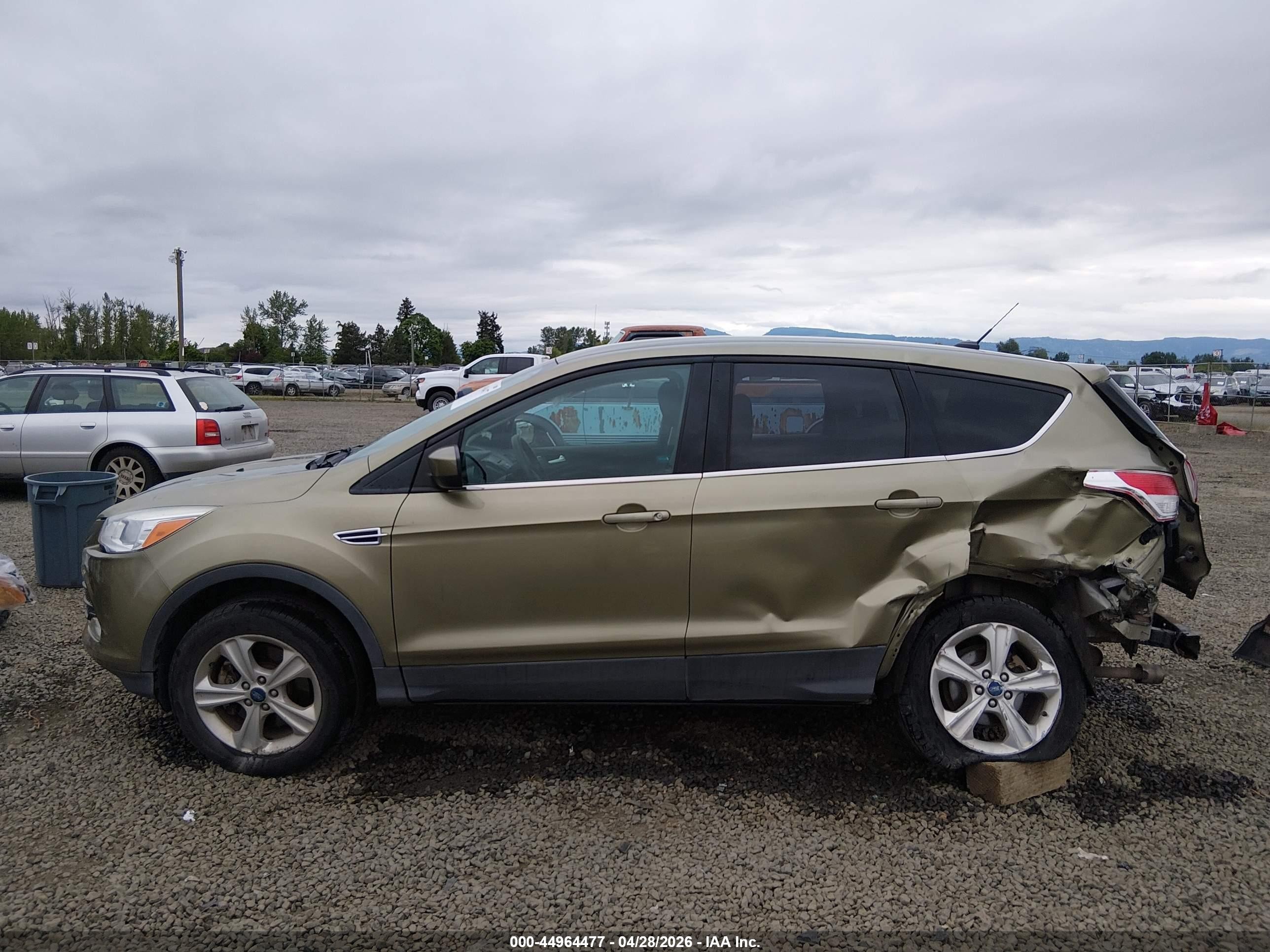 2013 Ford Escape Se Зеленый vin: 1FMCU9G94DUA17887