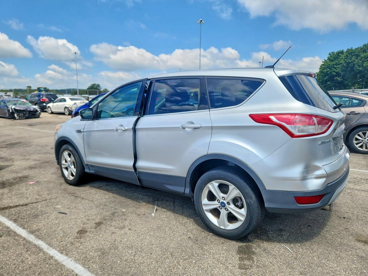 2013 Ford Escape Se Silver vin: 1FMCU9G94DUA21227