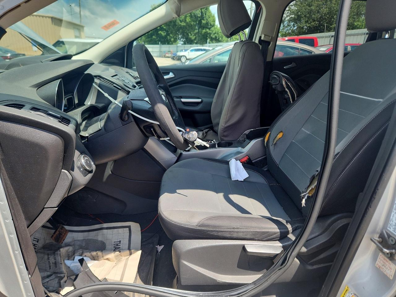 2013 Ford Escape Se Silver vin: 1FMCU9G94DUA21227
