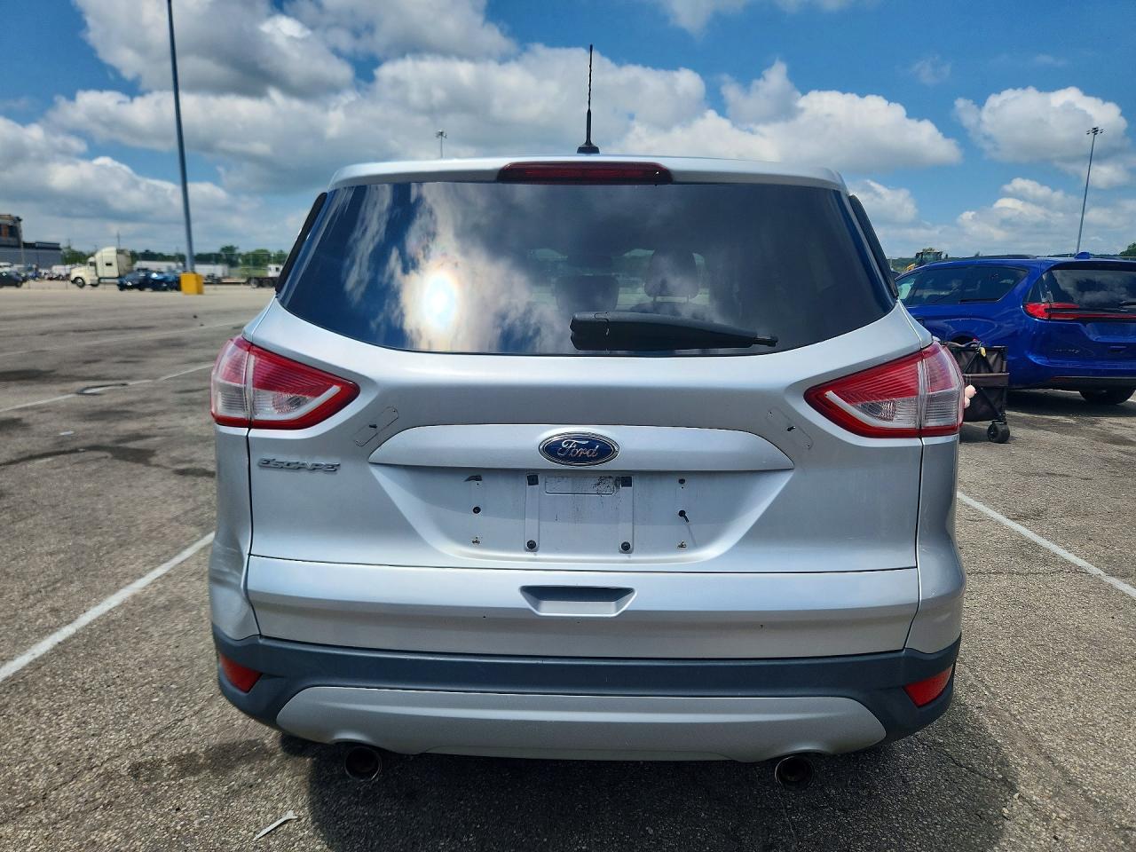 2013 Ford Escape Se Silver vin: 1FMCU9G94DUA21227