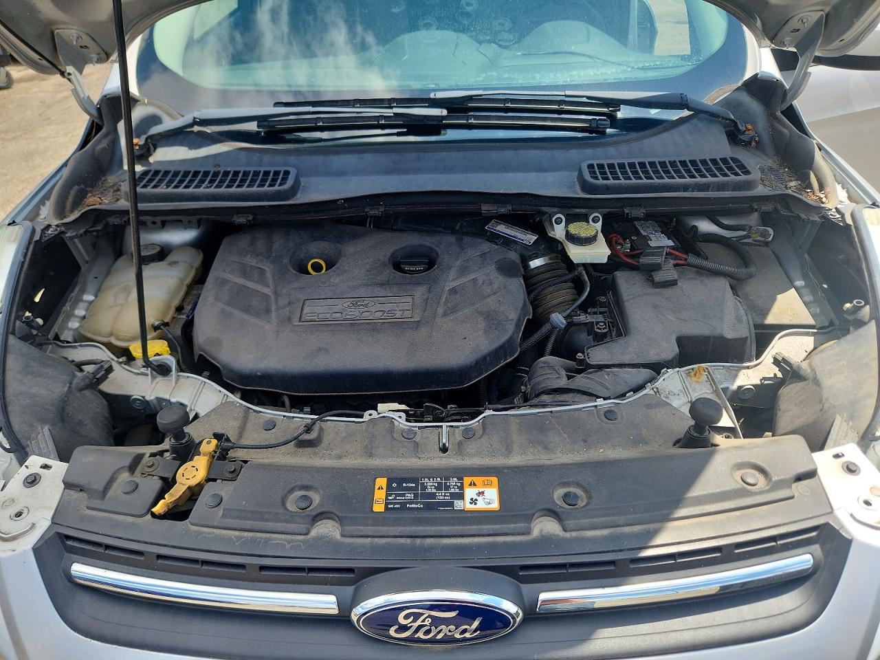 2013 Ford Escape Se Silver vin: 1FMCU9G94DUA21227