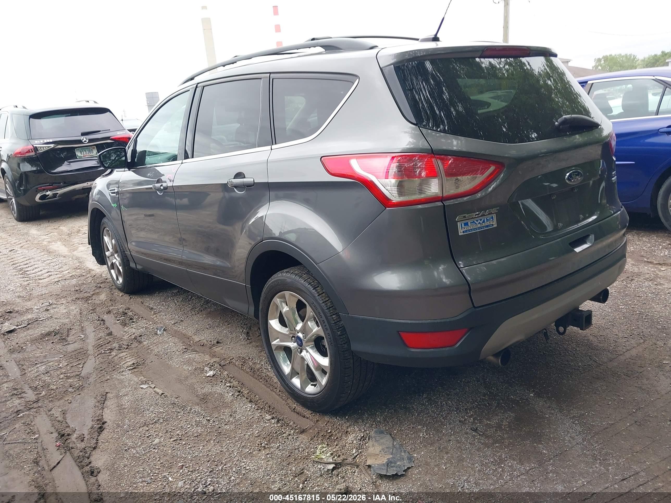 2013 Ford Escape Se Серый vin: 1FMCU9G94DUC53374