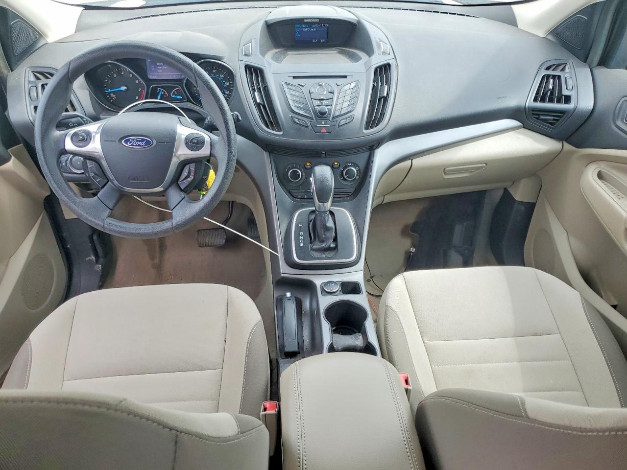 2013 Ford Escape Se White vin: 1FMCU9G94DUD40224