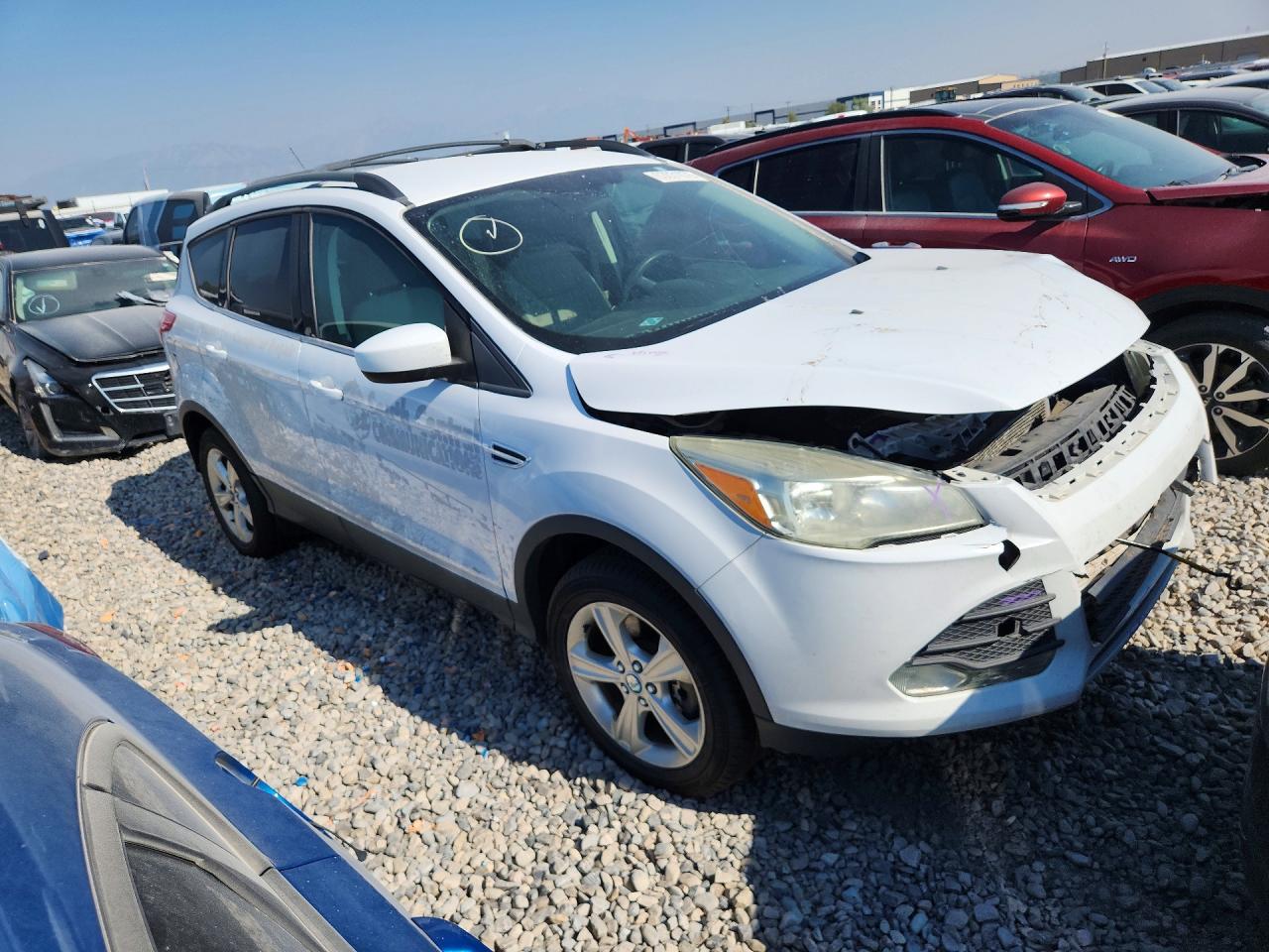 2013 Ford Escape Se White vin: 1FMCU9G94DUD40224
