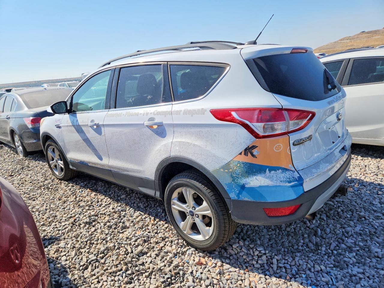 2013 Ford Escape Se White vin: 1FMCU9G94DUD40224