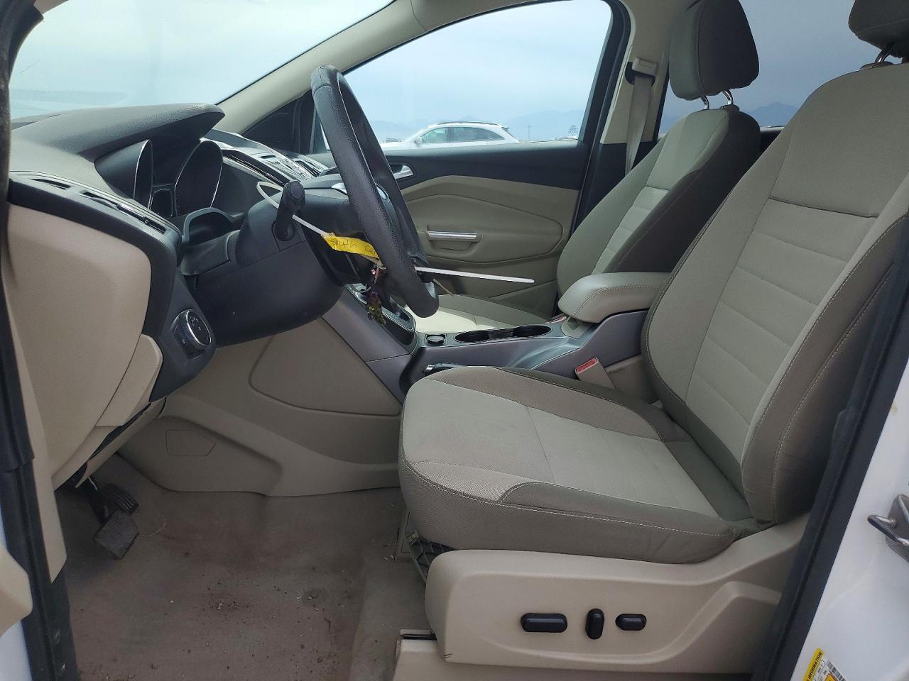 2013 Ford Escape Se White vin: 1FMCU9G94DUD40224
