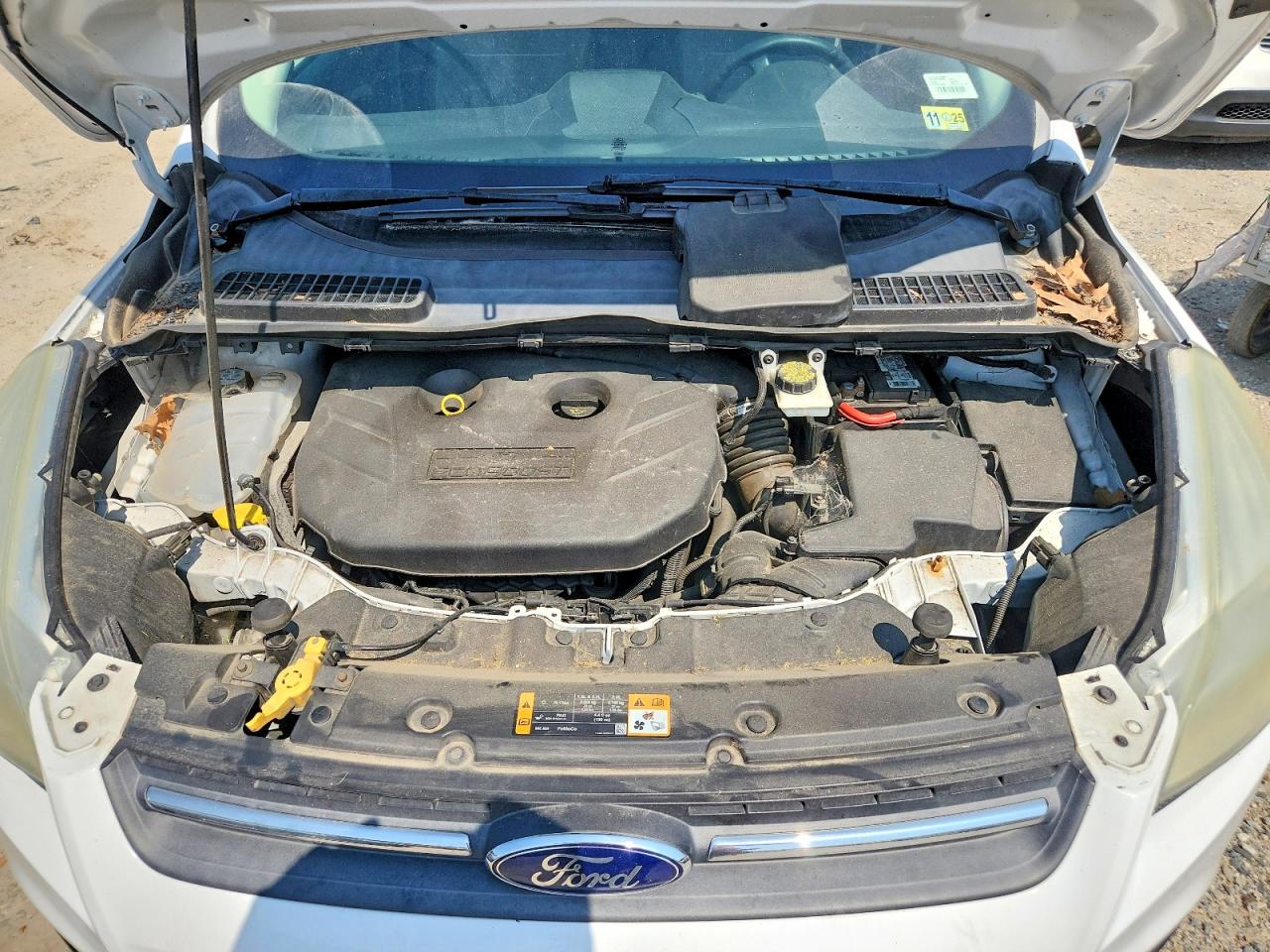 2013 Ford Escape Se White vin: 1FMCU9G94DUD49540