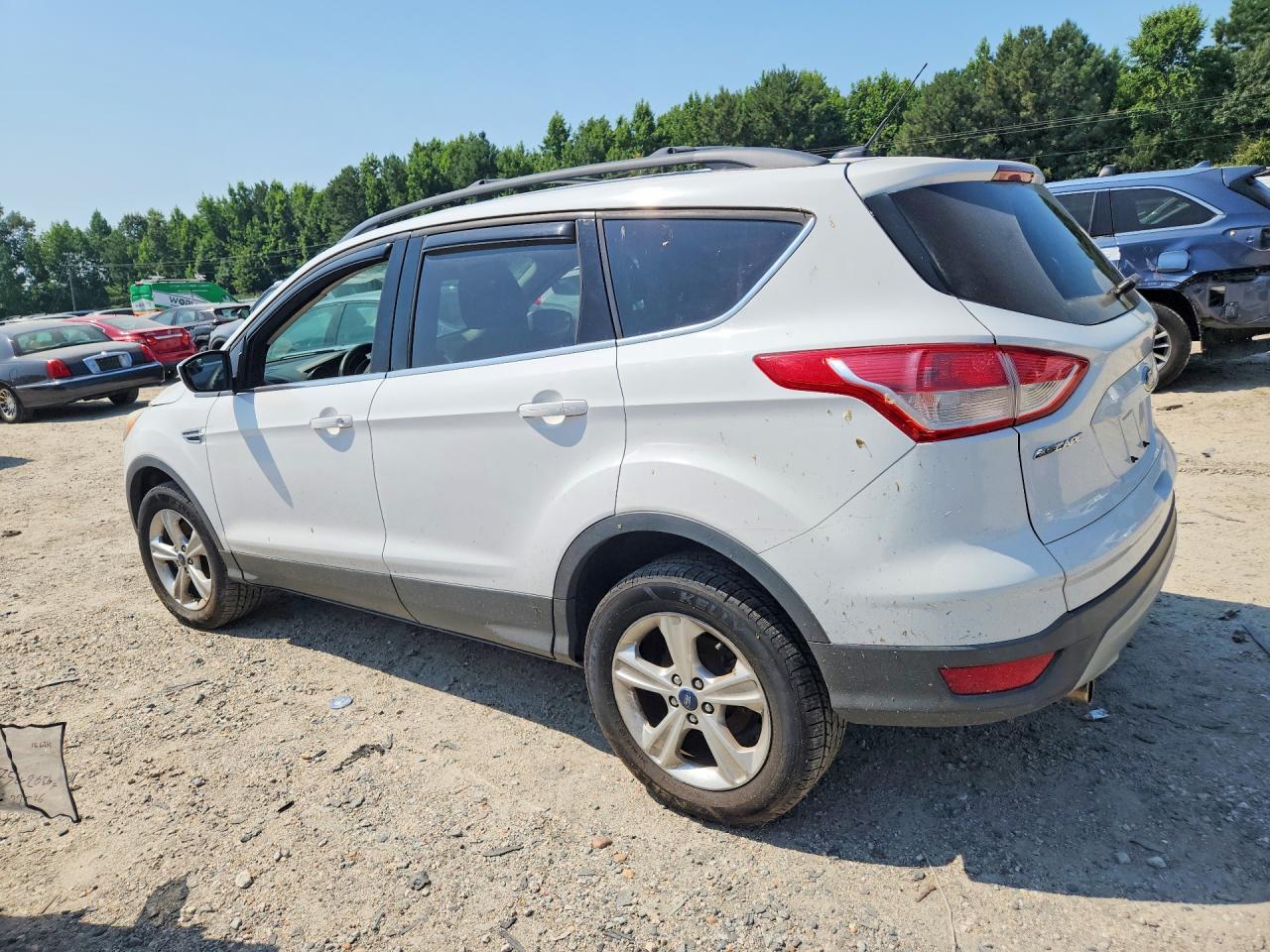 2013 Ford Escape Se White vin: 1FMCU9G94DUD49540