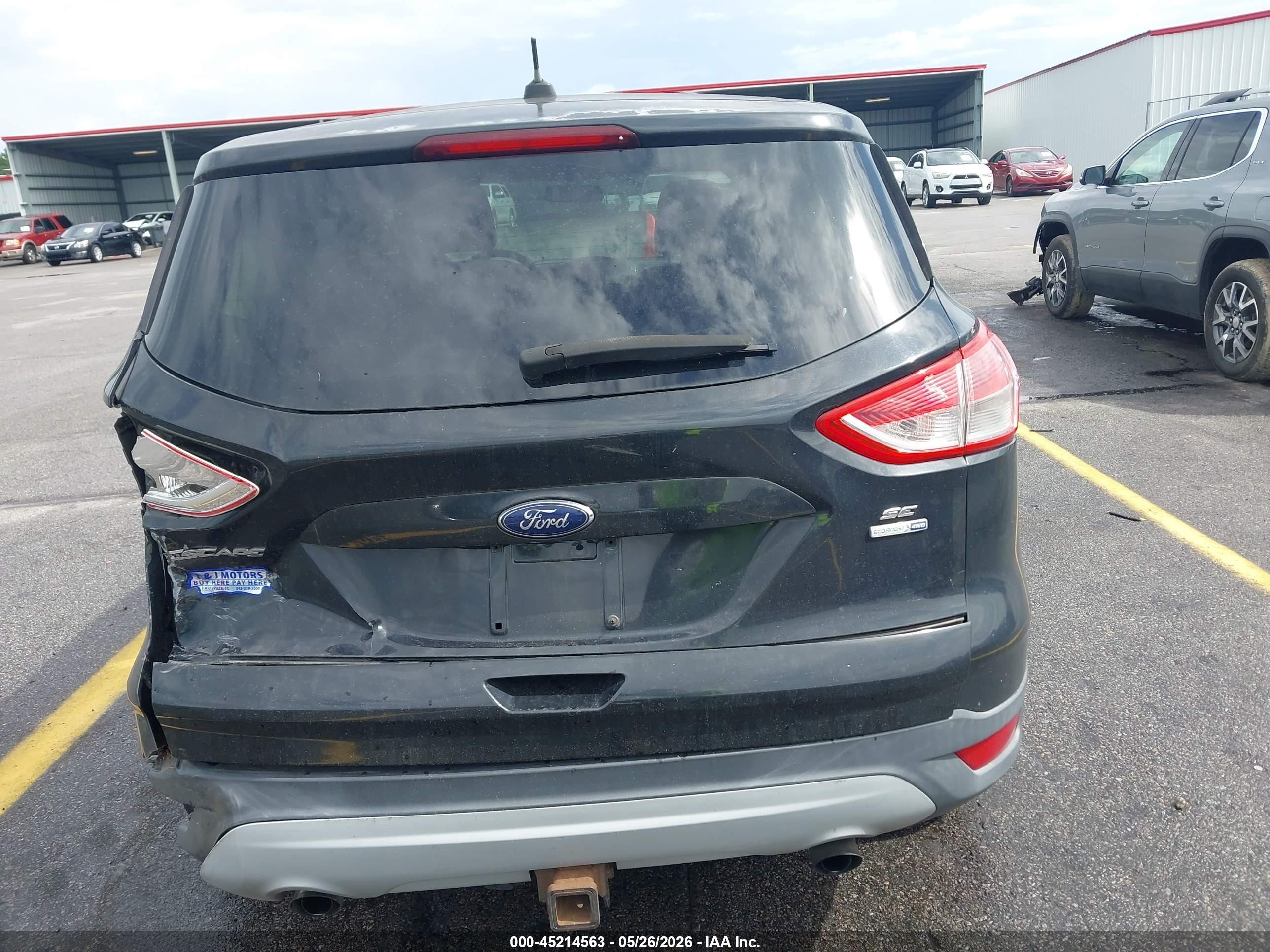2013 Ford Escape Se Серый vin: 1FMCU9G94DUD84921
