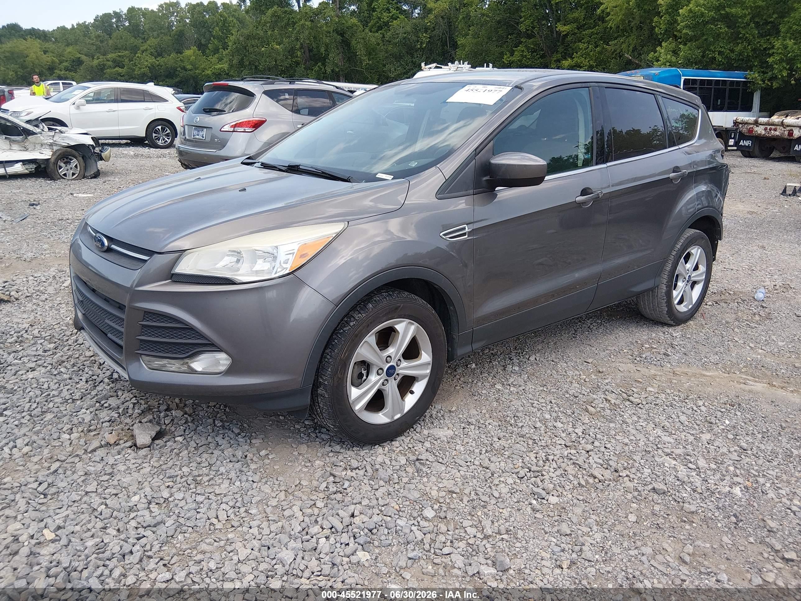 2013 Ford Escape Se Gray vin: 1FMCU9G94DUD92694
