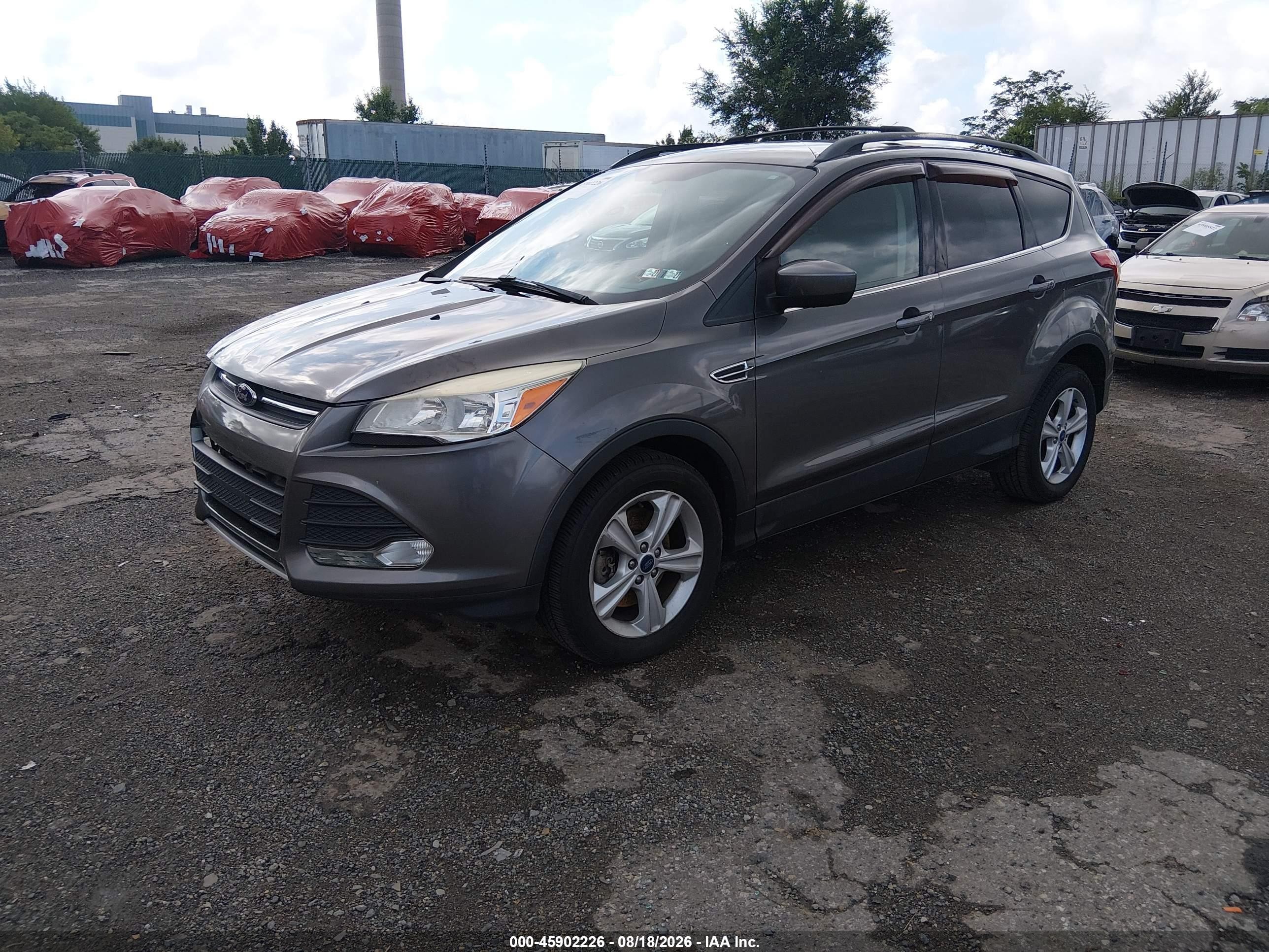 2014 Ford Escape Se Gray vin: 1FMCU9G94EUA26820