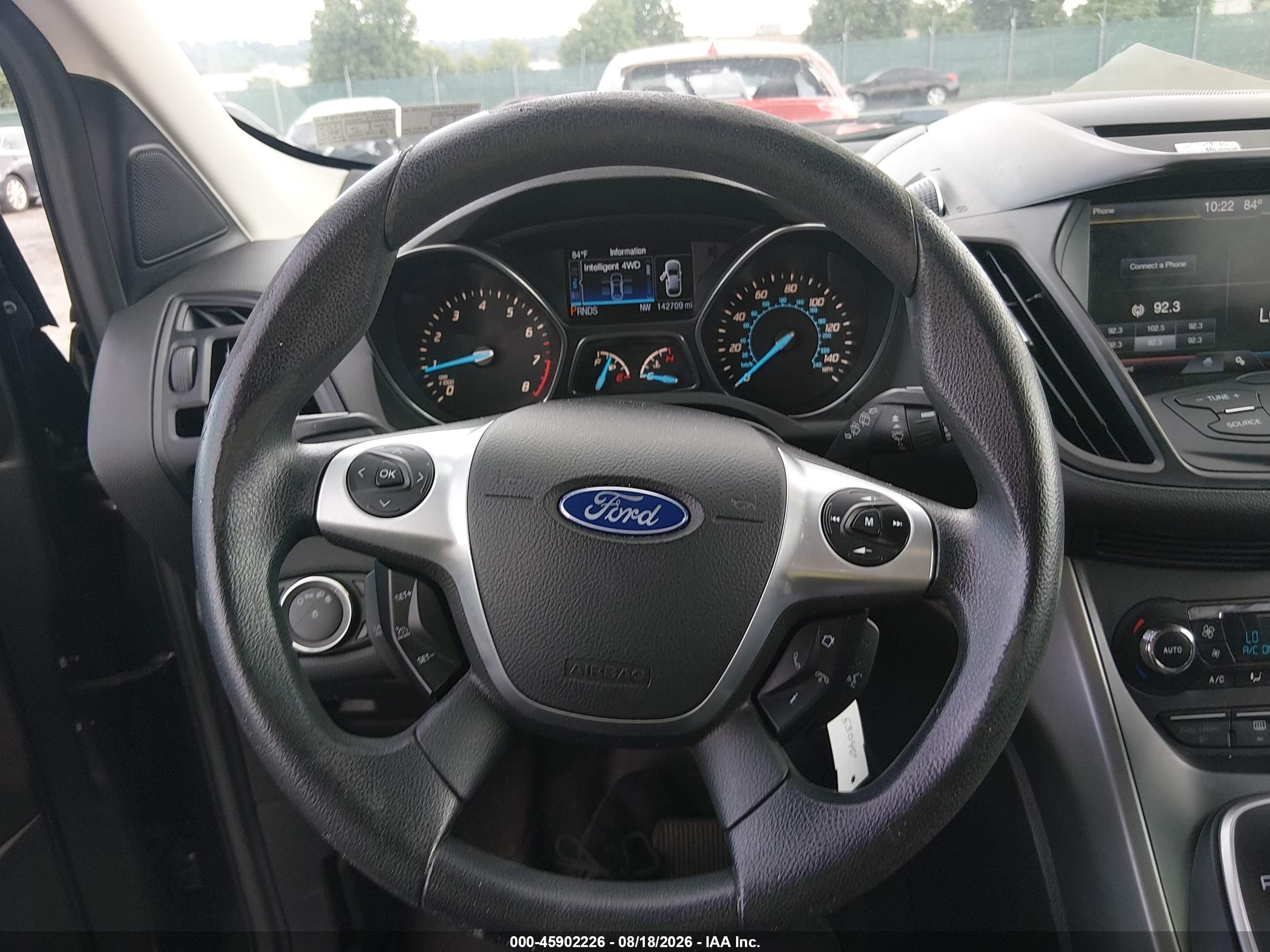 2014 Ford Escape Se Gray vin: 1FMCU9G94EUA26820