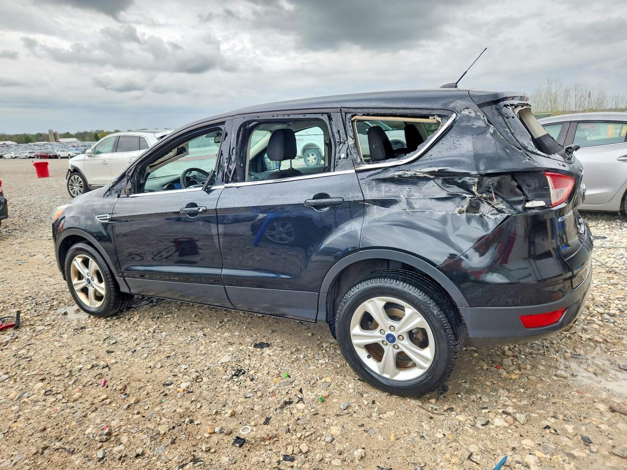 2014 Ford Escape Se Black vin: 1FMCU9G94EUB23676