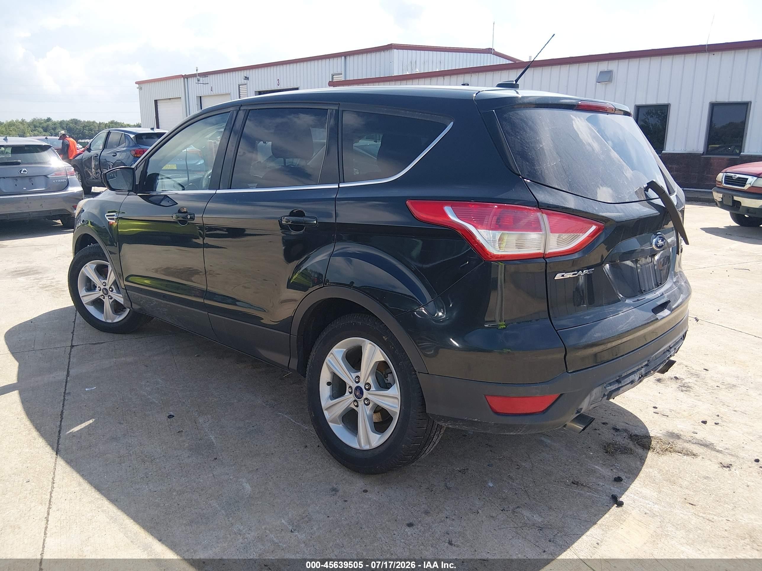 2014 Ford Escape Se Black vin: 1FMCU9G94EUB30403