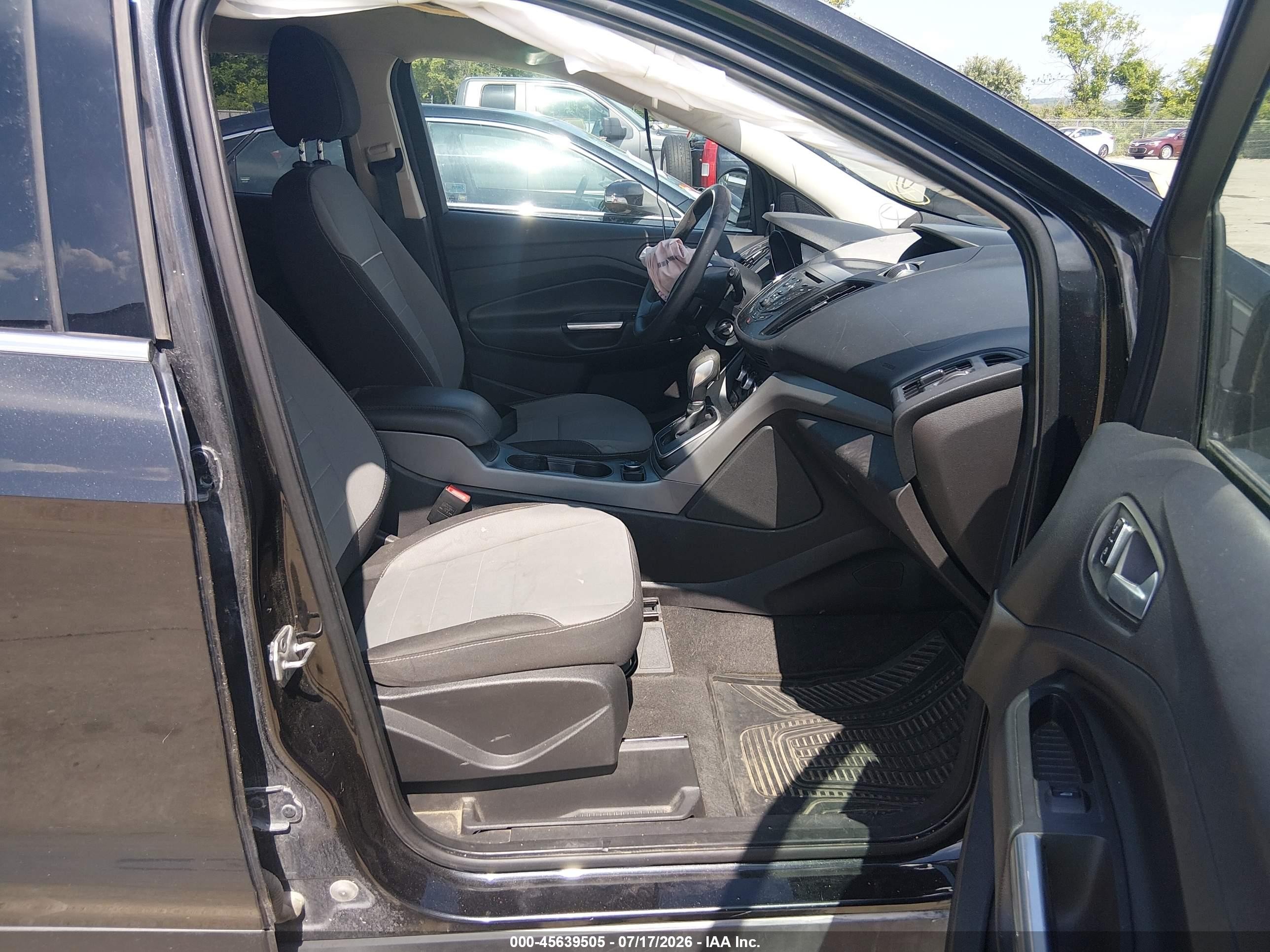 2014 Ford Escape Se Black vin: 1FMCU9G94EUB30403