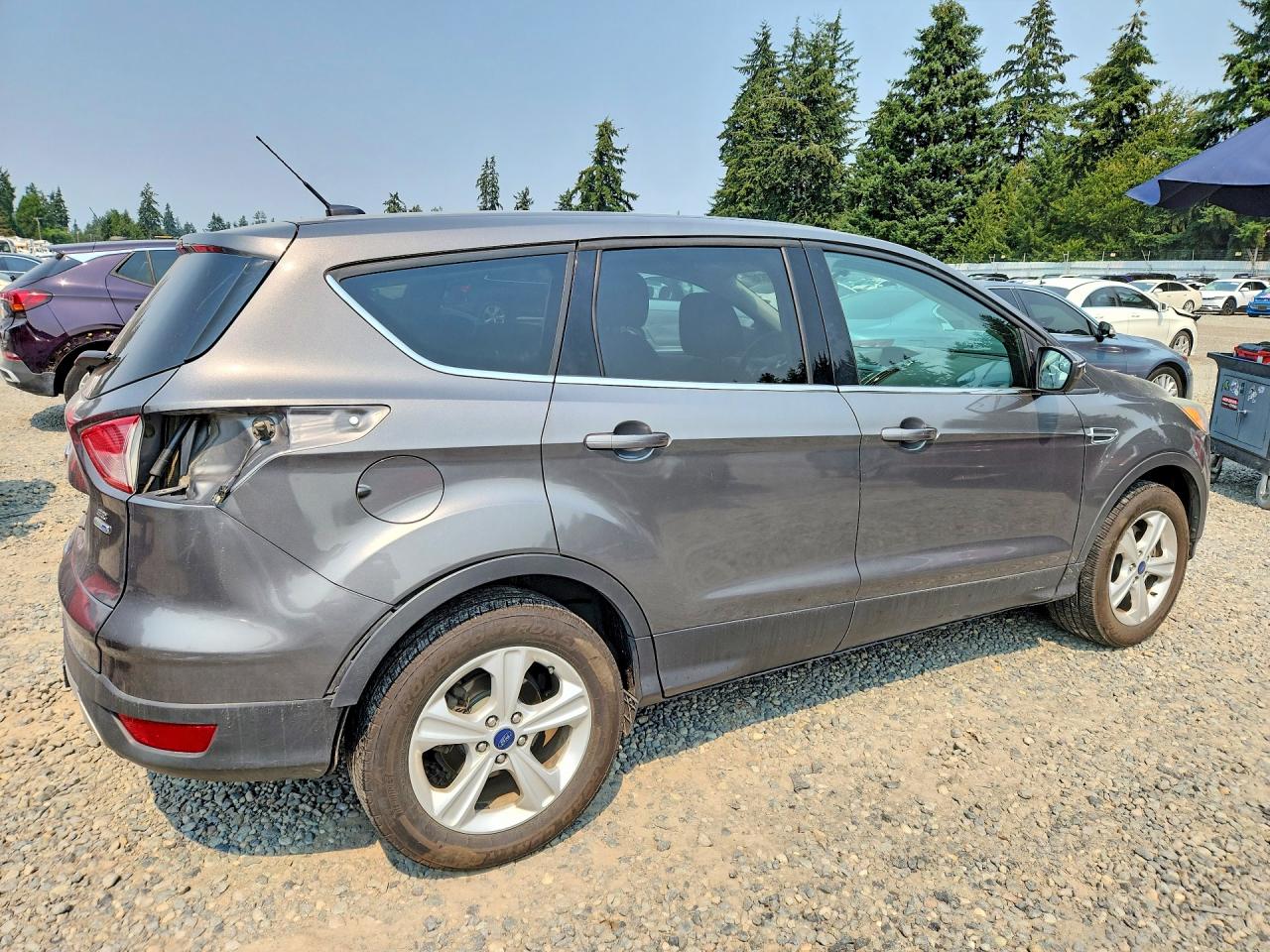 2014 Ford Escape Se Gray vin: 1FMCU9G94EUB32605