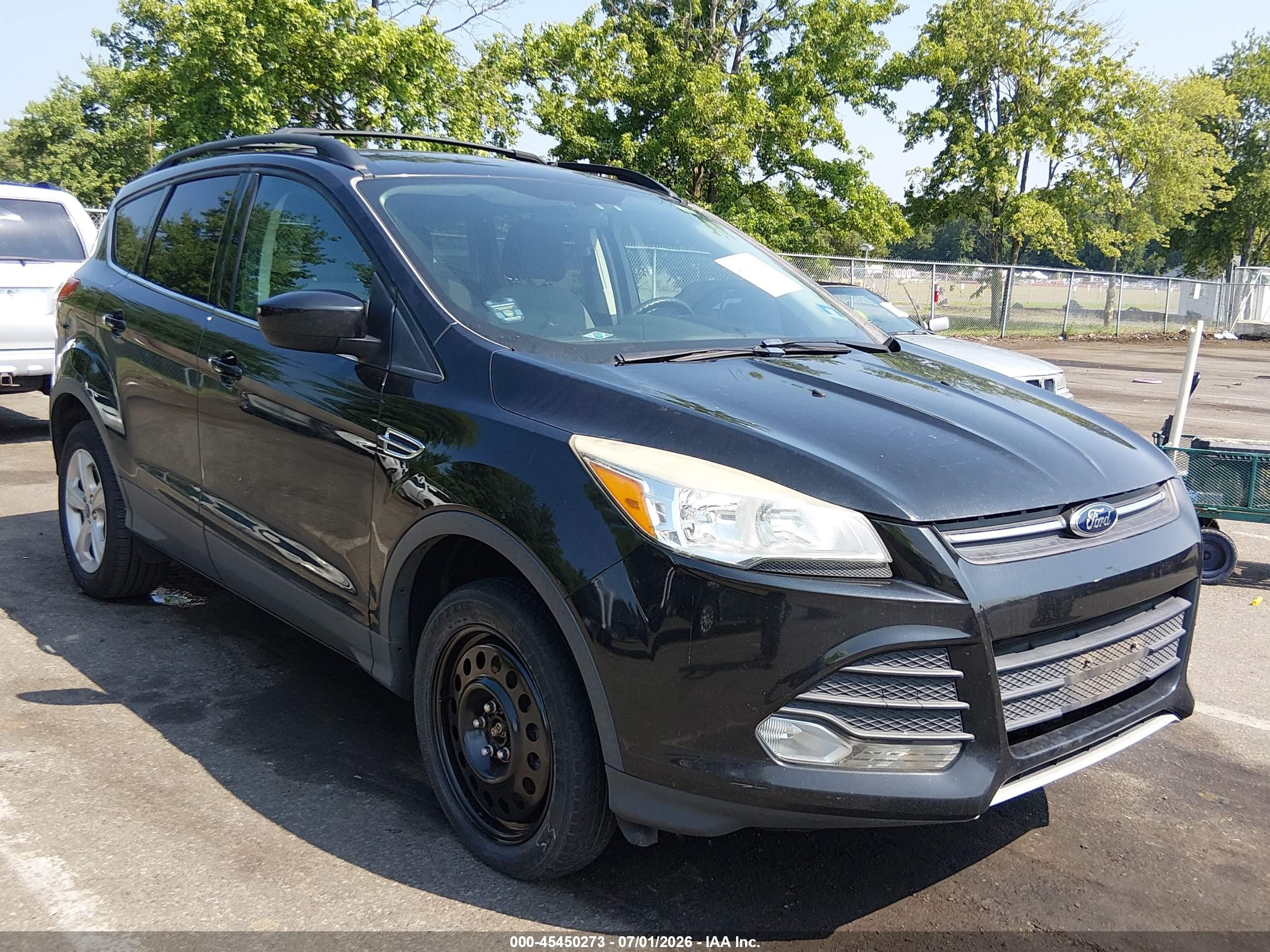 2014 Ford Escape Se Черный vin: 1FMCU9G94EUB92187
