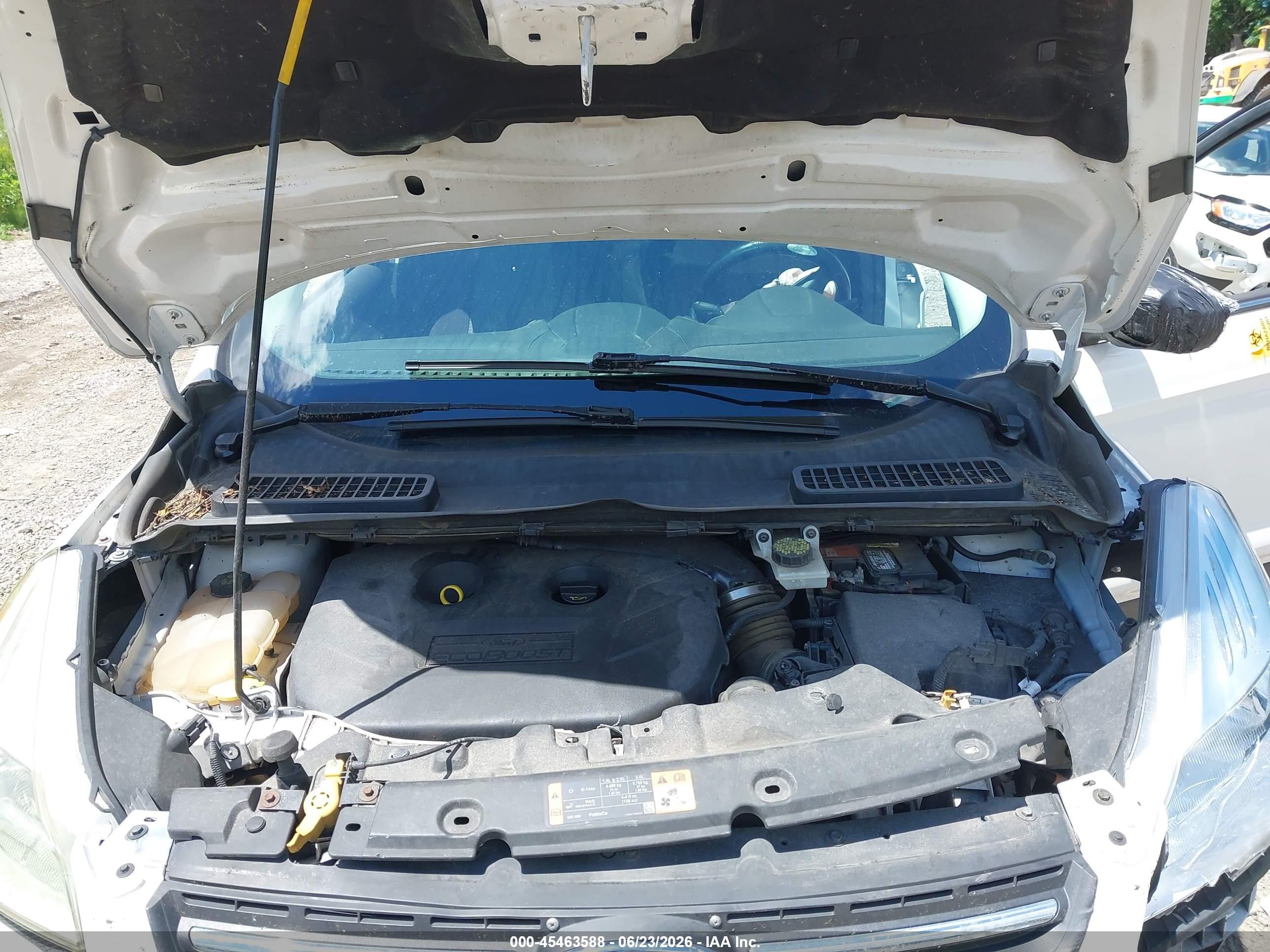 2014 Ford Escape Se White vin: 1FMCU9G94EUC22109