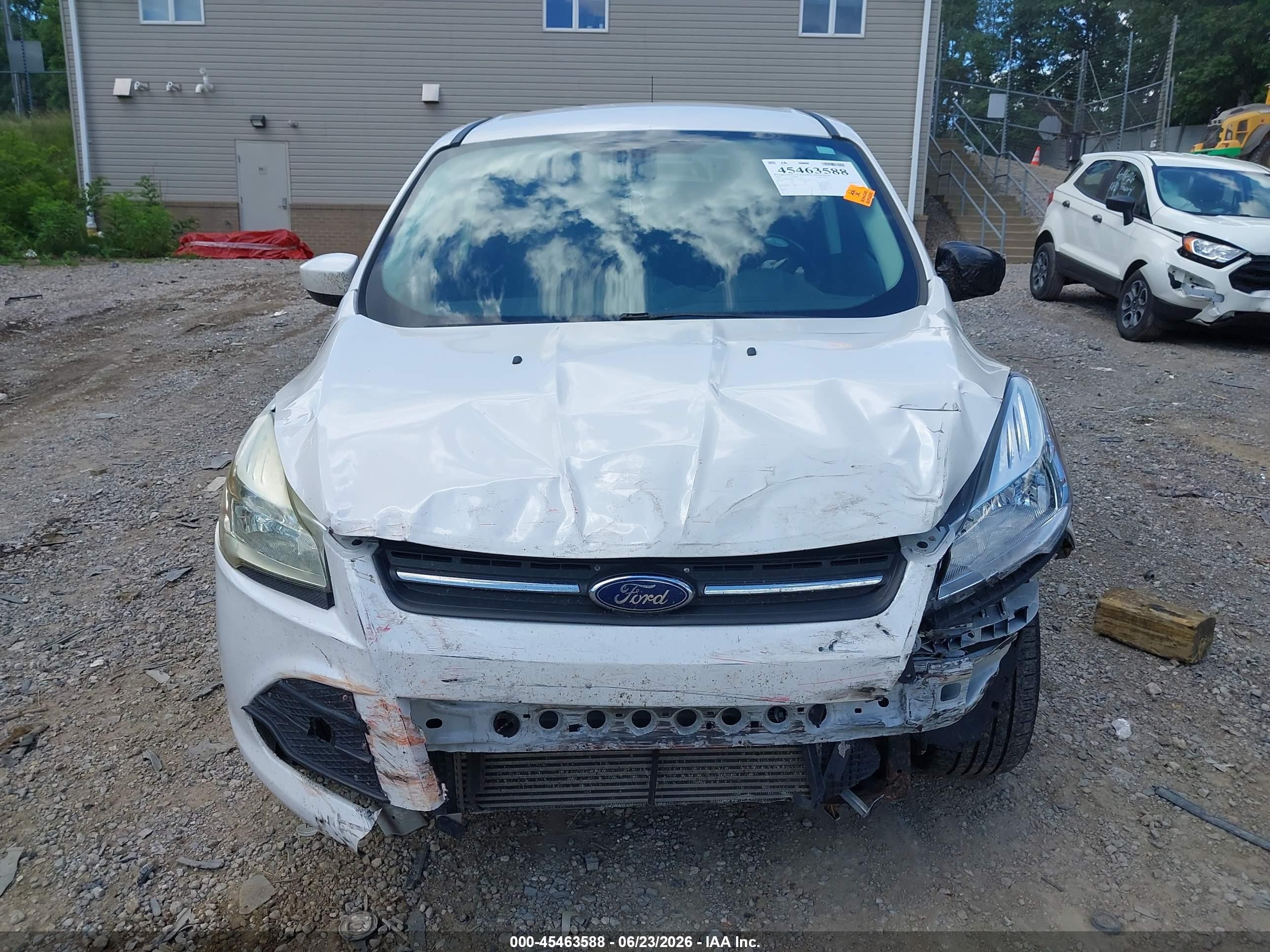 2014 Ford Escape Se White vin: 1FMCU9G94EUC22109