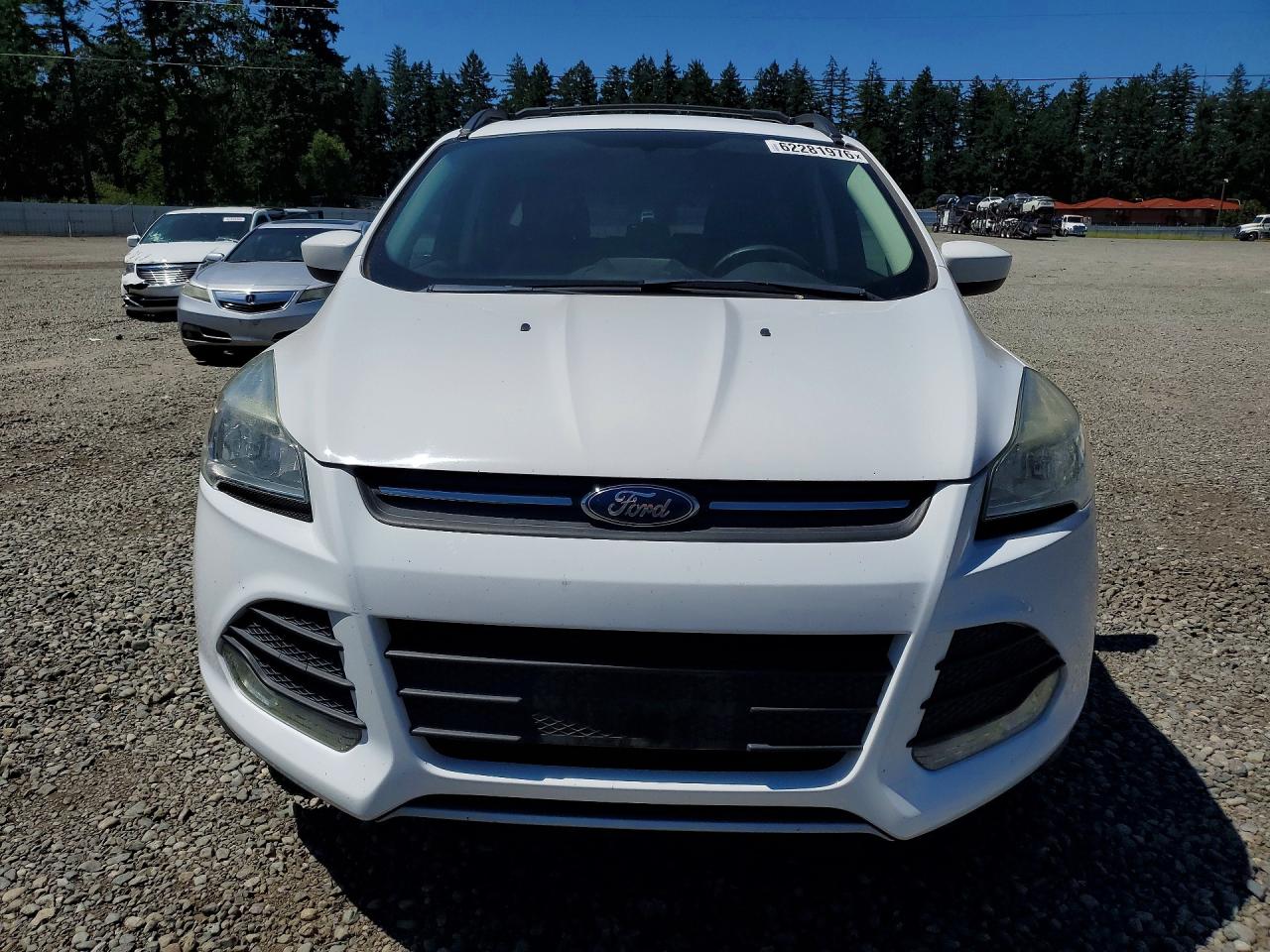 2014 Ford Escape Se White vin: 1FMCU9G94EUC54302