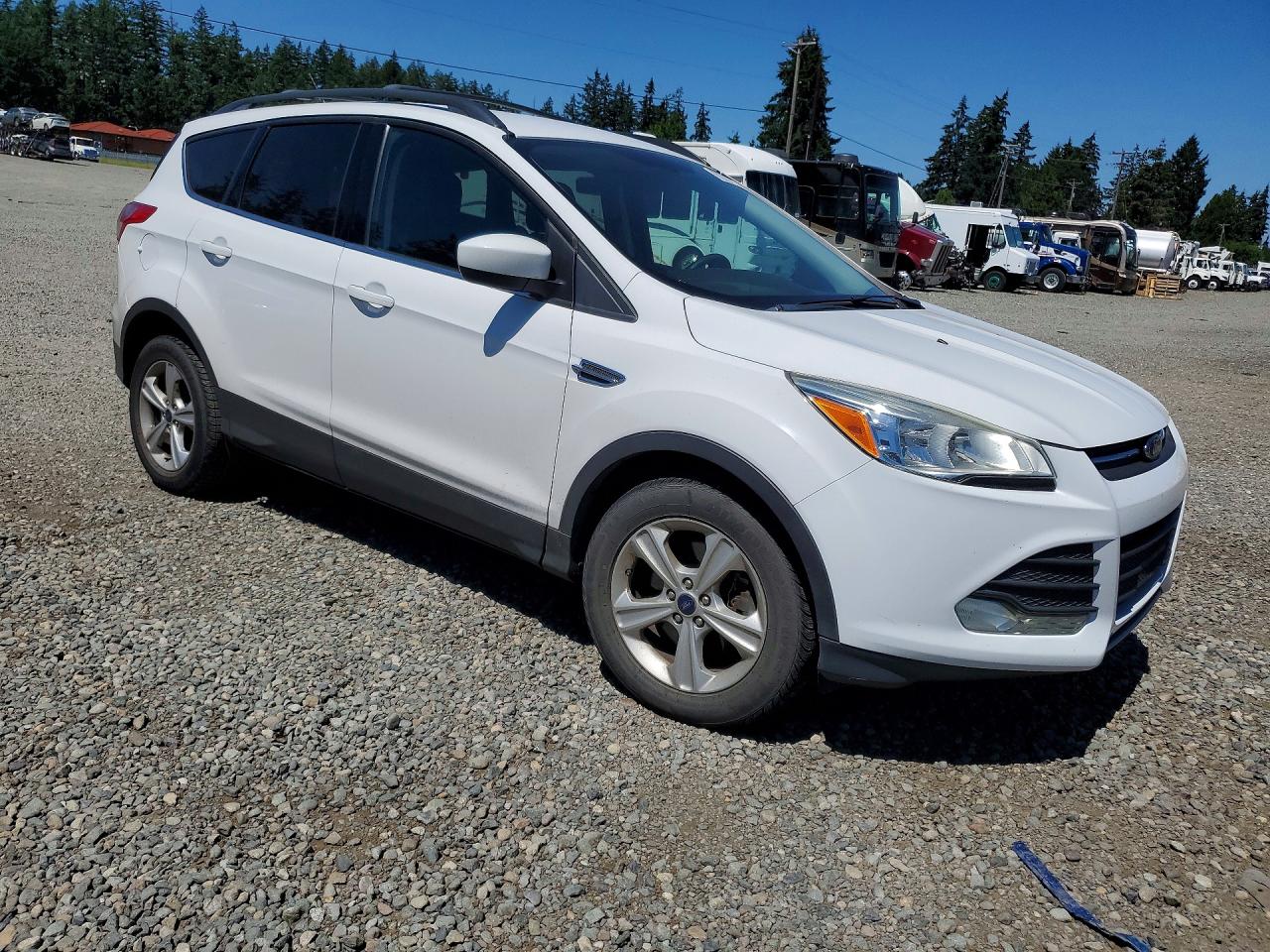 2014 Ford Escape Se White vin: 1FMCU9G94EUC54302