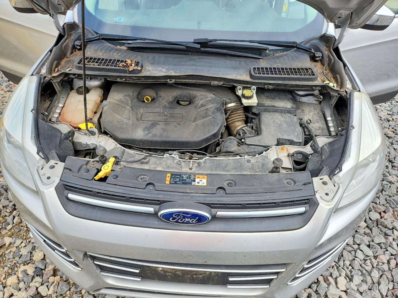 2014 Ford Escape Se Silver vin: 1FMCU9G94EUC59998