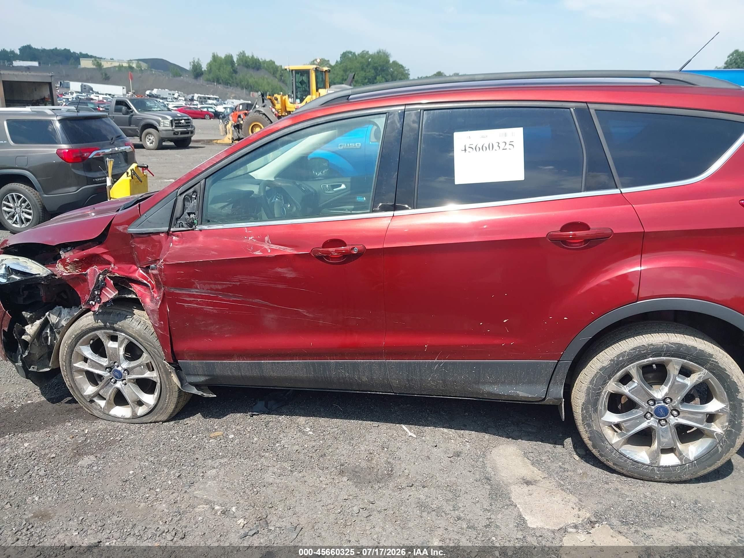 2014 Ford Escape Se Red vin: 1FMCU9G94EUD05958