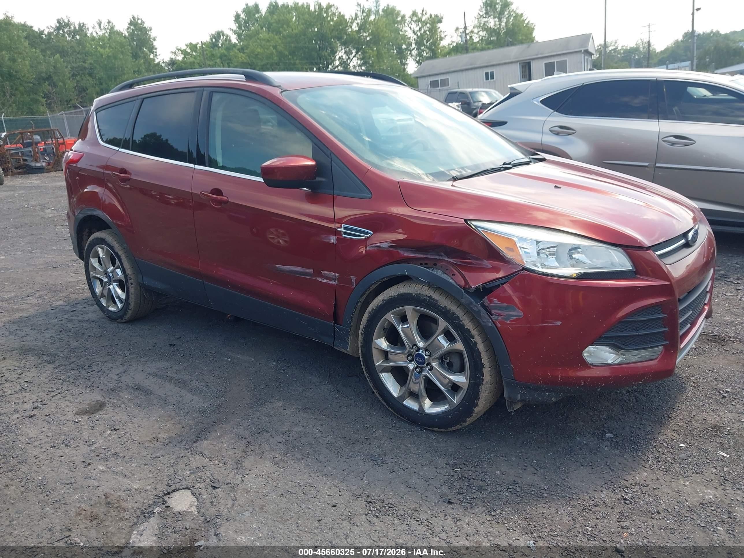2014 Ford Escape Se Red vin: 1FMCU9G94EUD05958