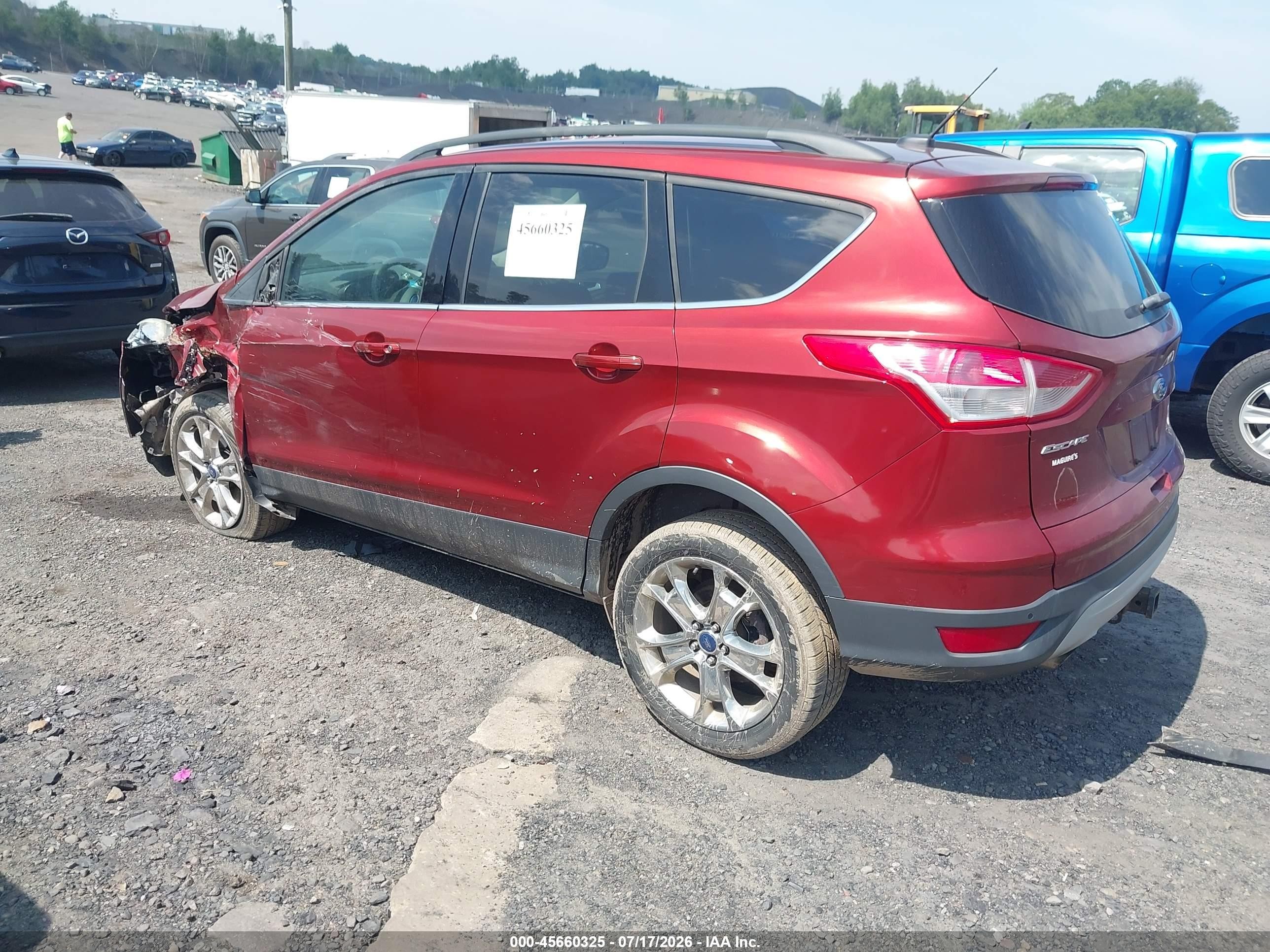 2014 Ford Escape Se Red vin: 1FMCU9G94EUD05958