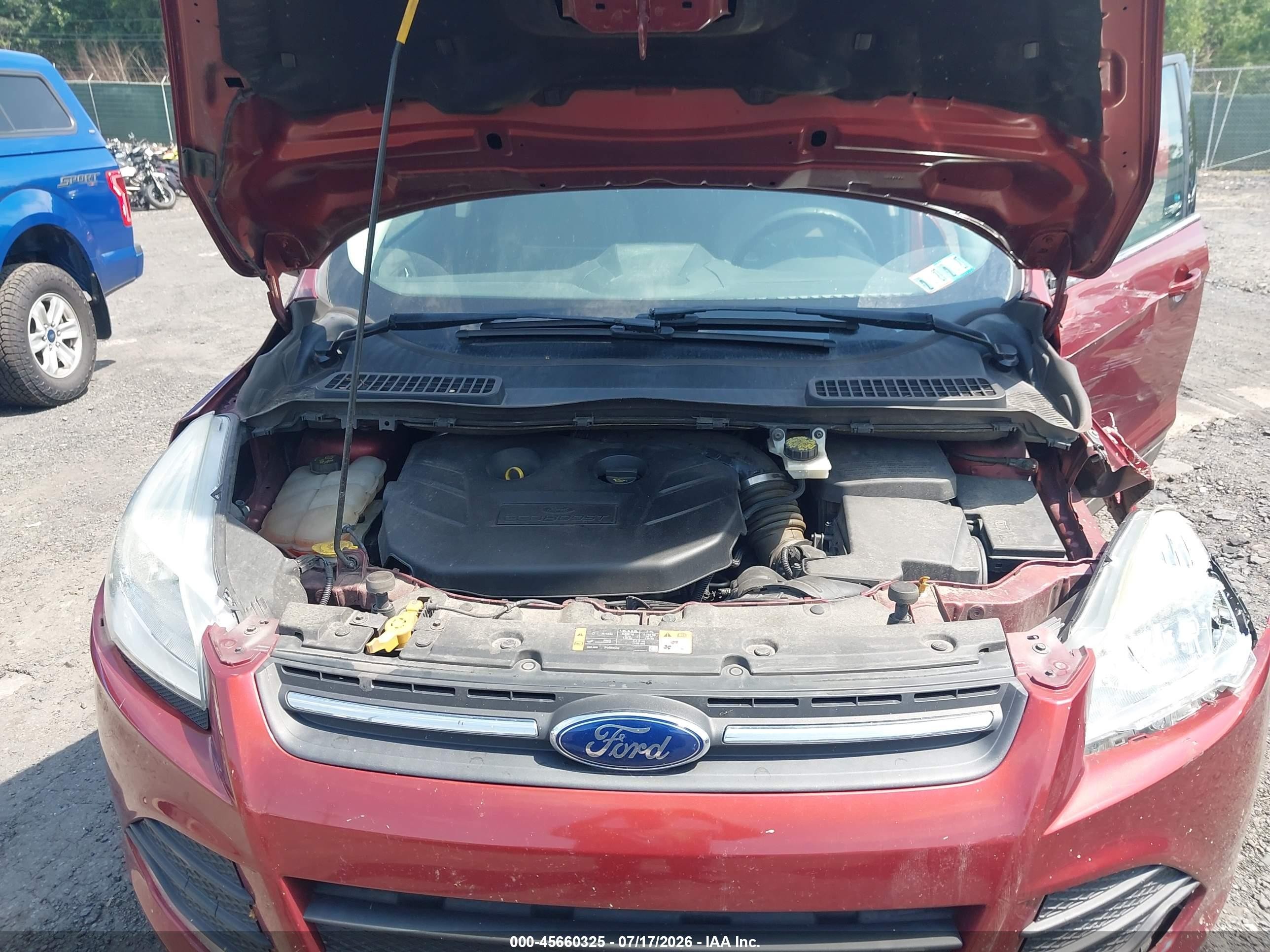 2014 Ford Escape Se Red vin: 1FMCU9G94EUD05958