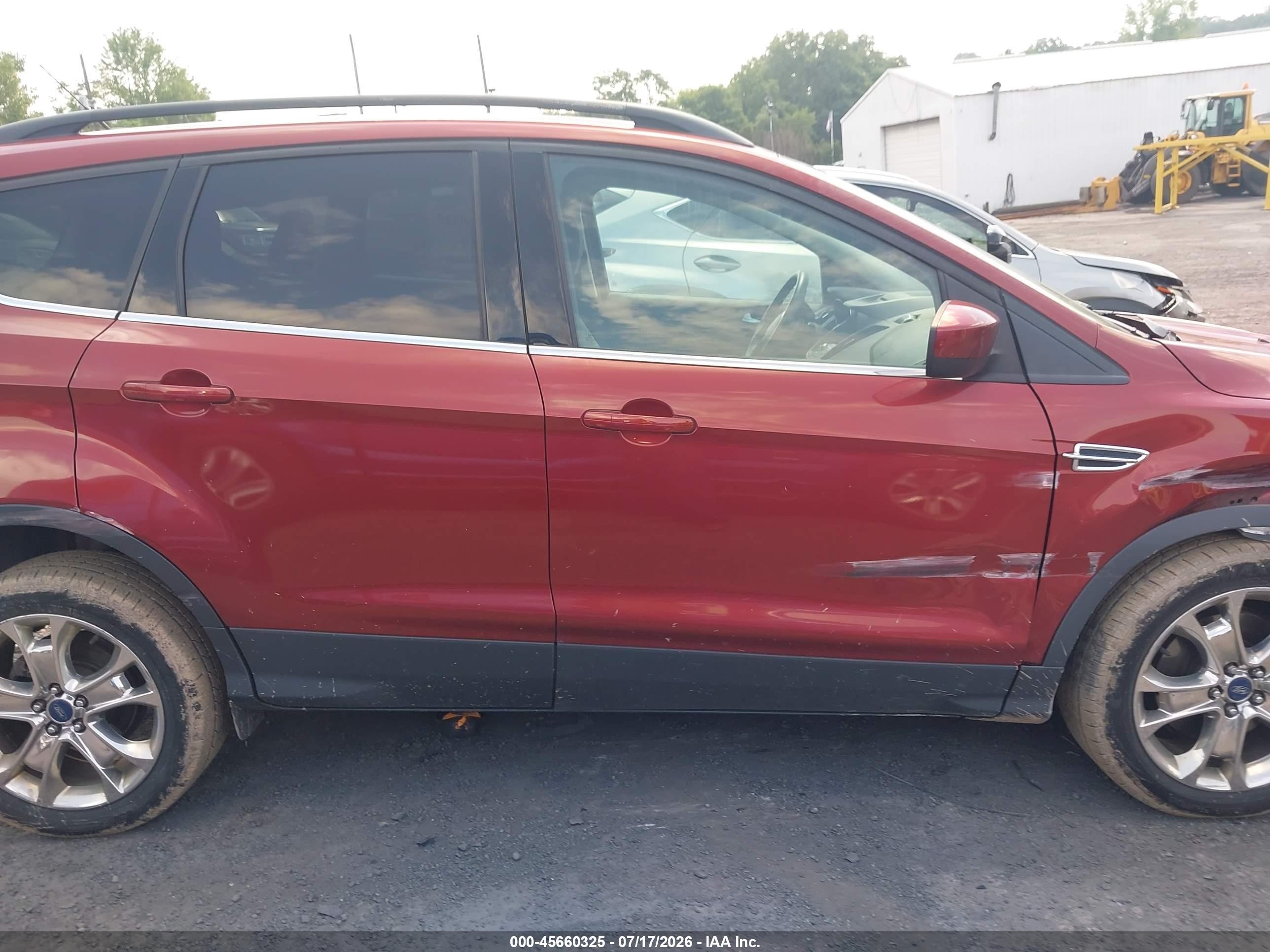 2014 Ford Escape Se Red vin: 1FMCU9G94EUD05958