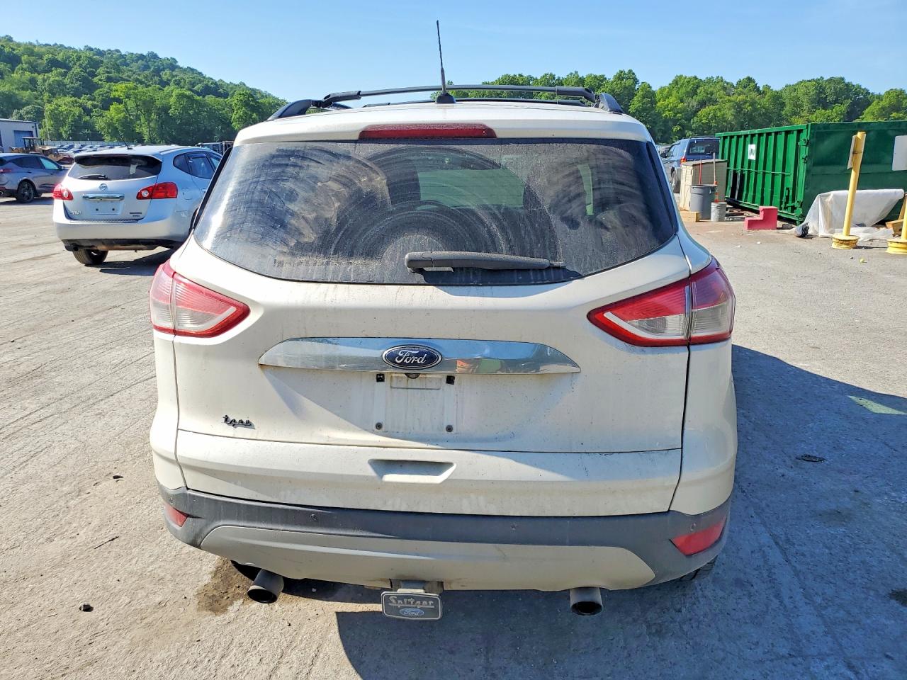 2015 Ford Escape Se White vin: 1FMCU9G94FUA00798