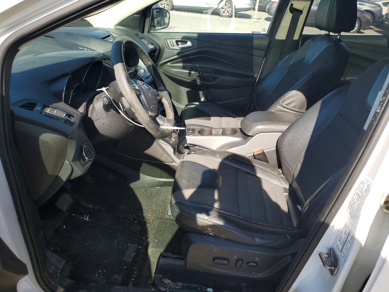 2015 Ford Escape Se White vin: 1FMCU9G94FUA00798