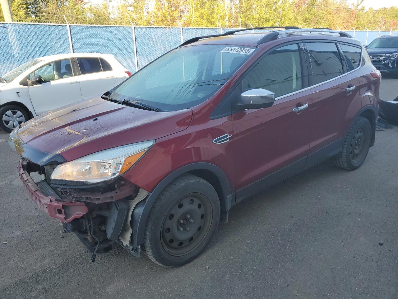 2015 Ford Escape Se Burgundy vin: 1FMCU9G94FUA12966