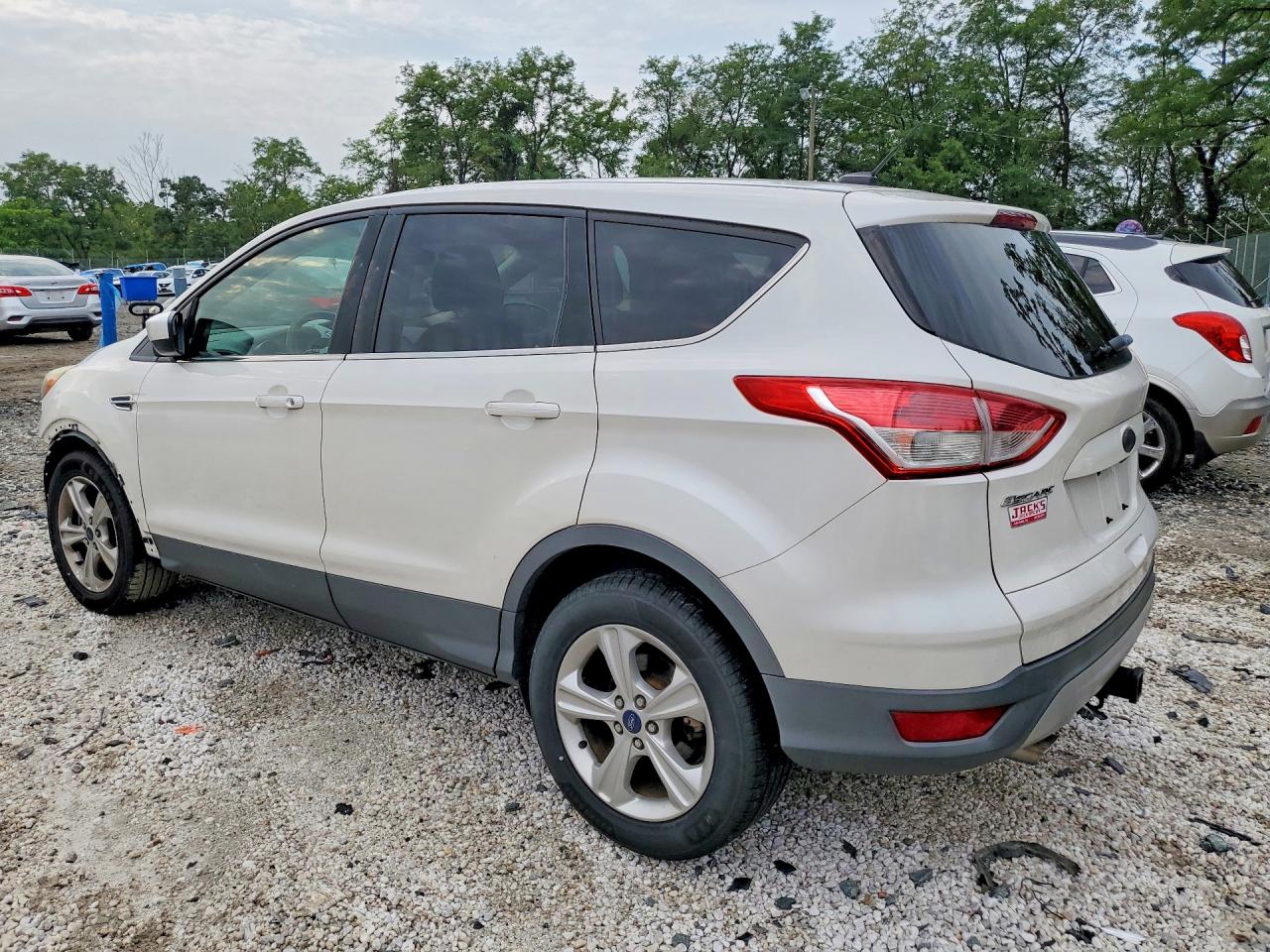 2015 Ford Escape Se White vin: 1FMCU9G94FUA30531