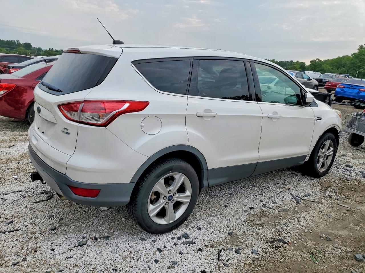 2015 Ford Escape Se White vin: 1FMCU9G94FUA30531