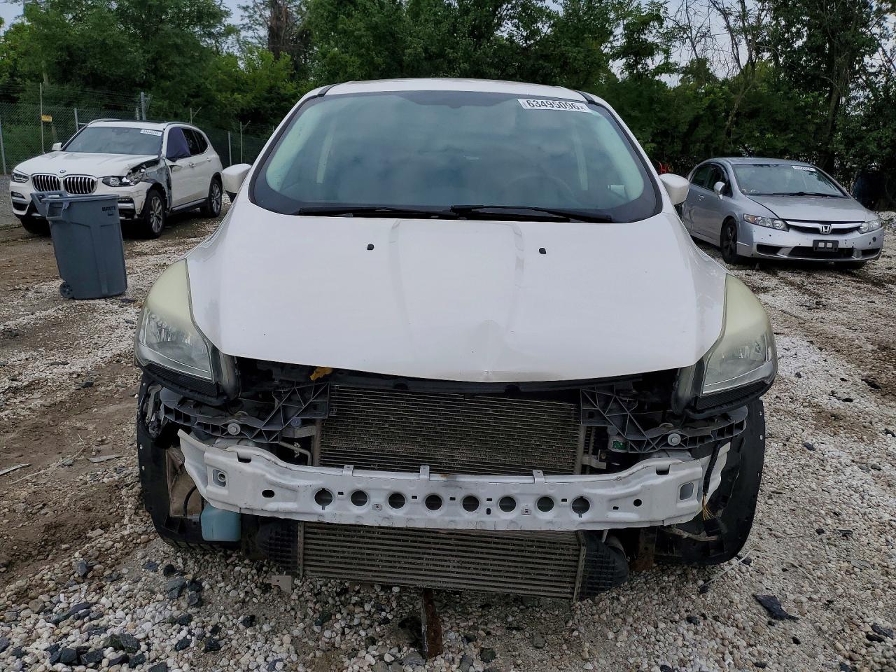 2015 Ford Escape Se White vin: 1FMCU9G94FUA30531