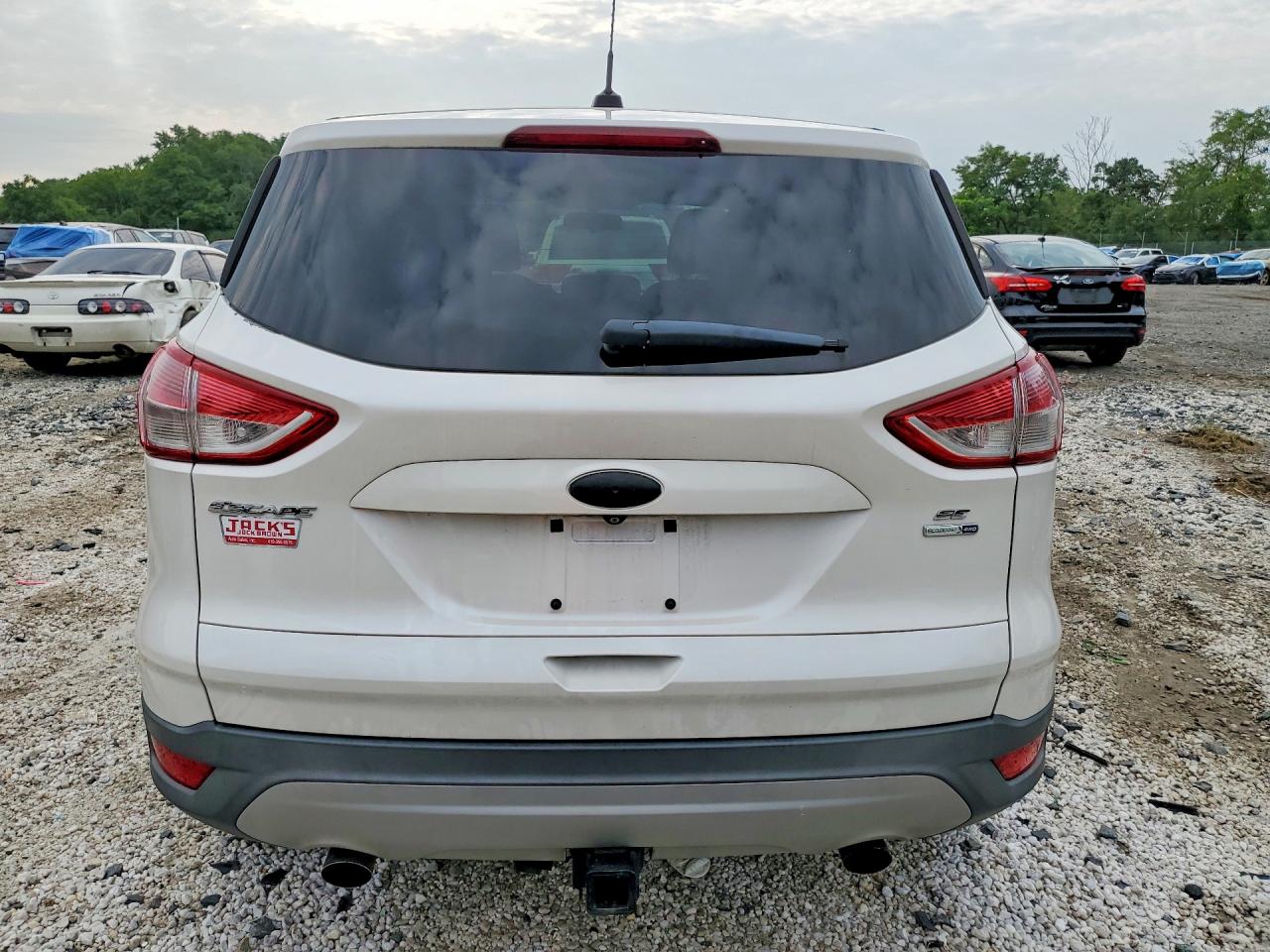2015 Ford Escape Se White vin: 1FMCU9G94FUA30531