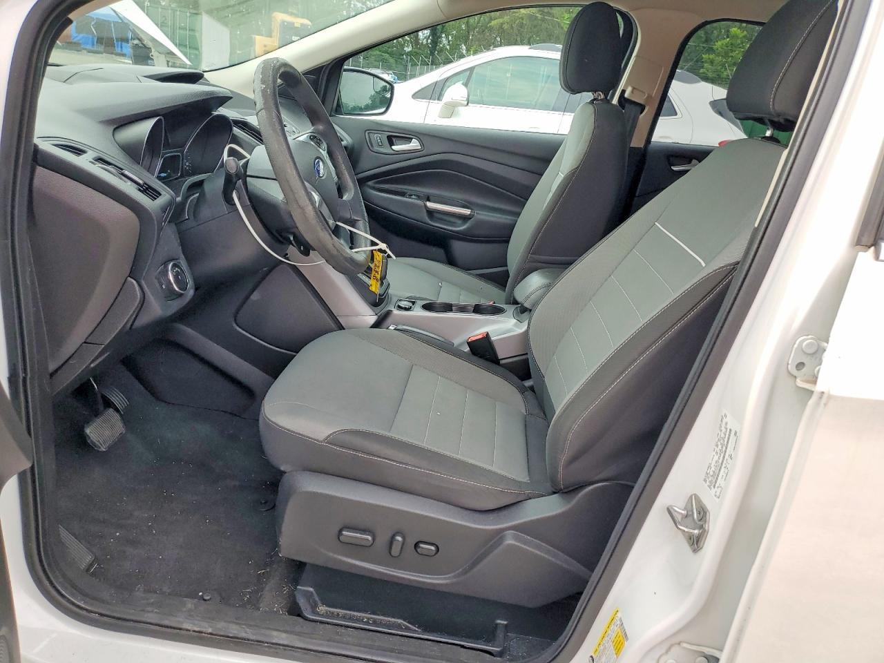 2015 Ford Escape Se White vin: 1FMCU9G94FUA30531