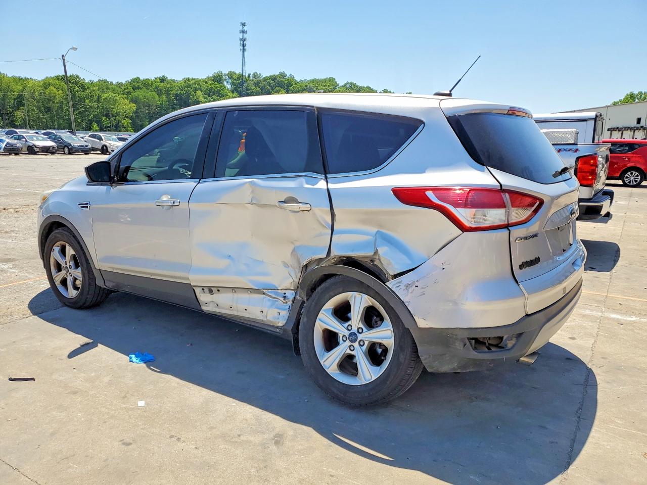 2015 Ford Escape Se Silver vin: 1FMCU9G94FUA67627