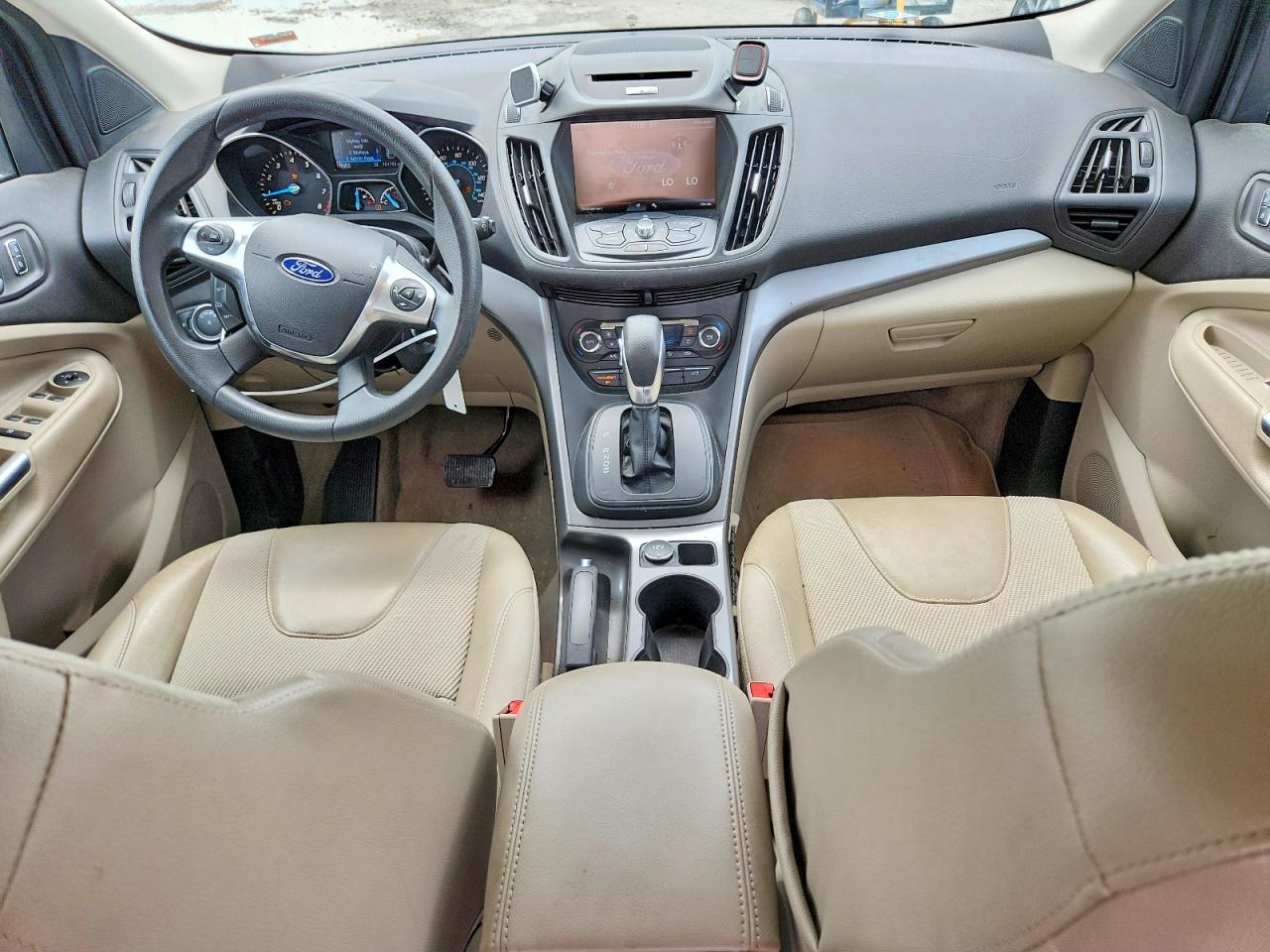 2015 Ford Escape Se White vin: 1FMCU9G94FUA78577
