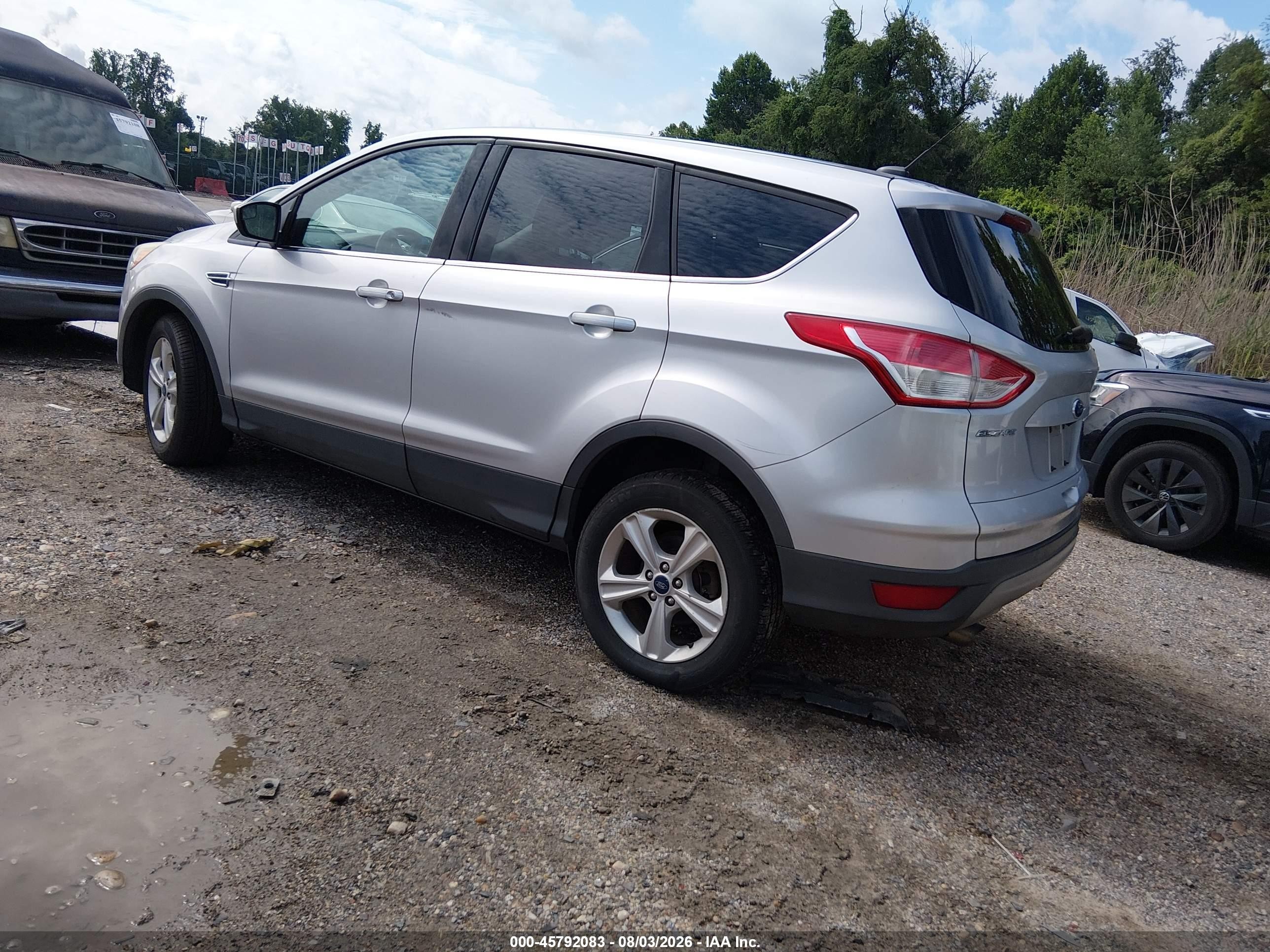 2015 Ford Escape Se Silver vin: 1FMCU9G94FUA80779