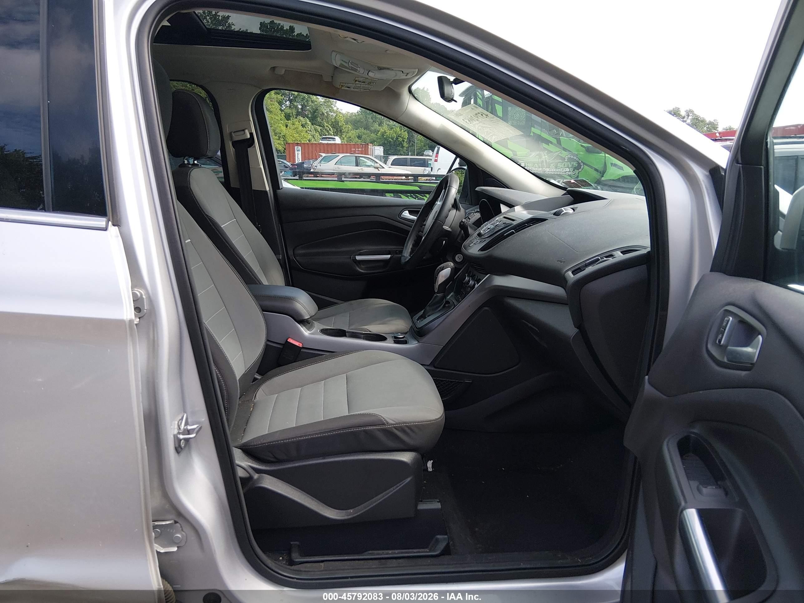 2015 Ford Escape Se Silver vin: 1FMCU9G94FUA80779