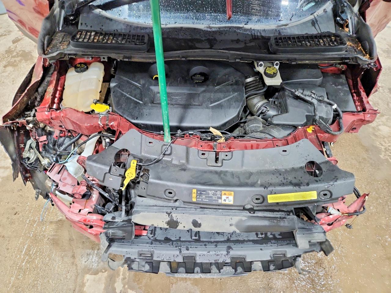 2015 Ford Escape Se Red vin: 1FMCU9G94FUB06894