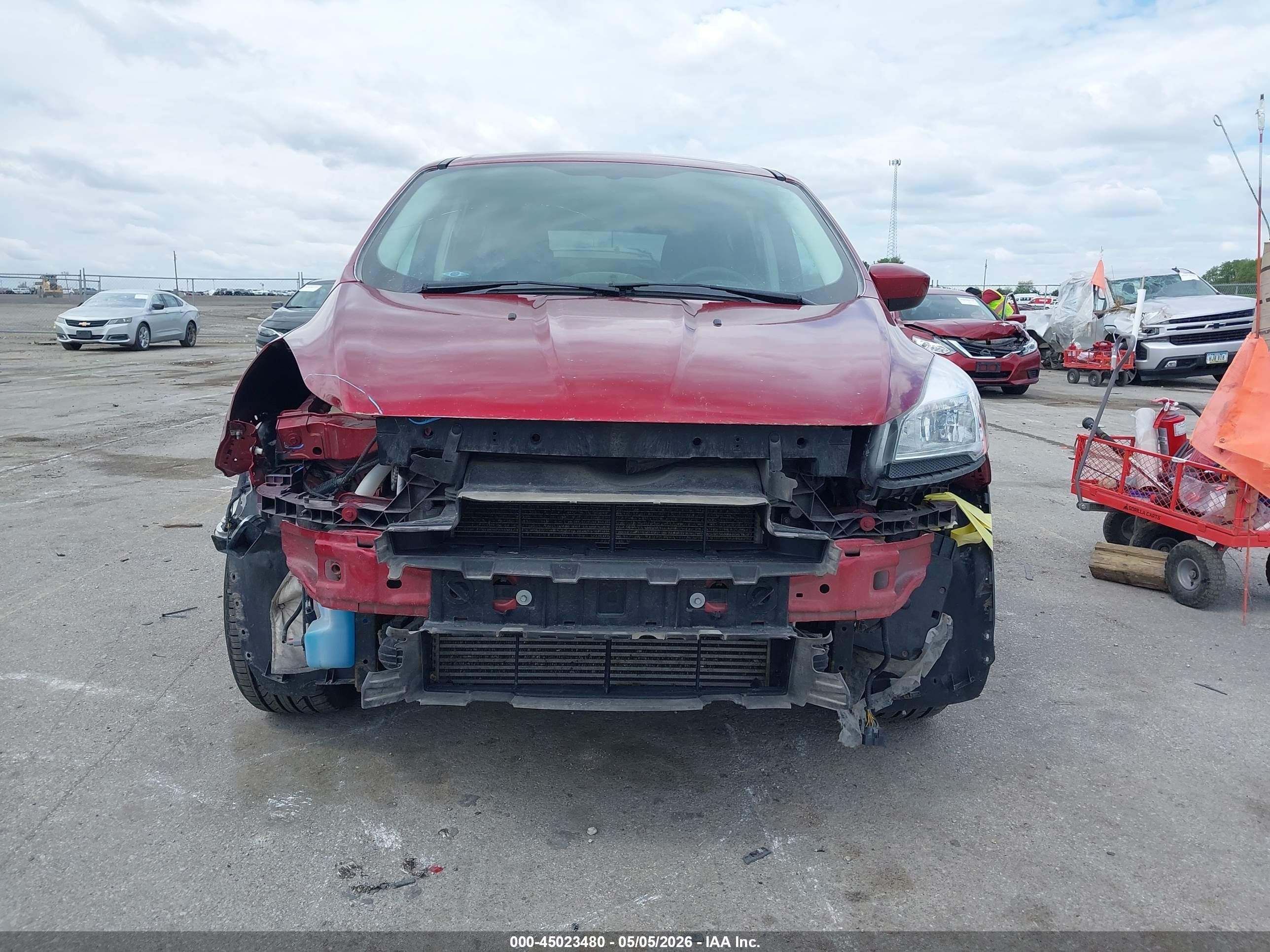 2015 Ford Escape Se Maroon vin: 1FMCU9G94FUB11268