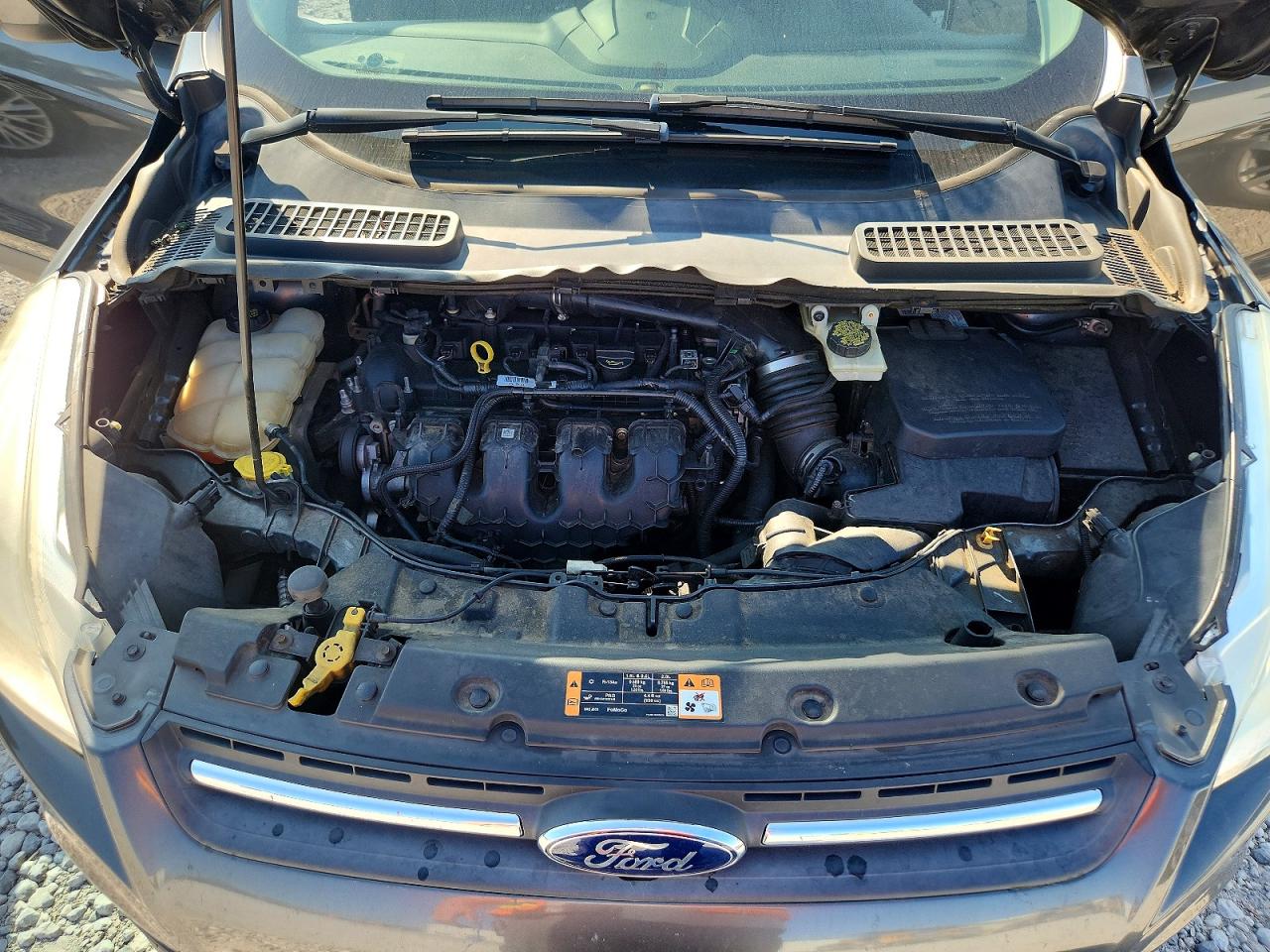 2015 Ford Escape Se Gray vin: 1FMCU9G94FUB11495